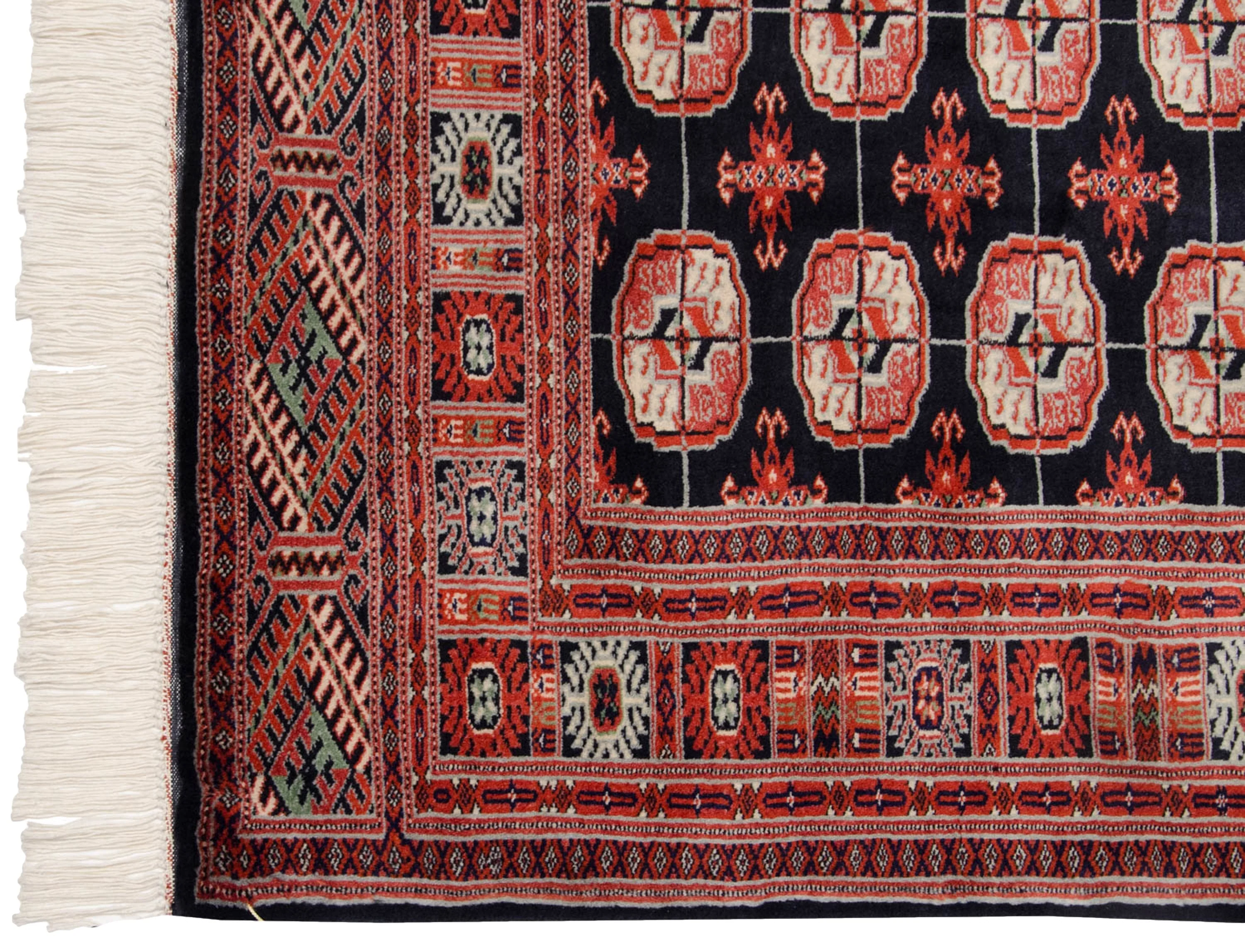 3x5 Vintage Fine Bokhara Rug - Image 5