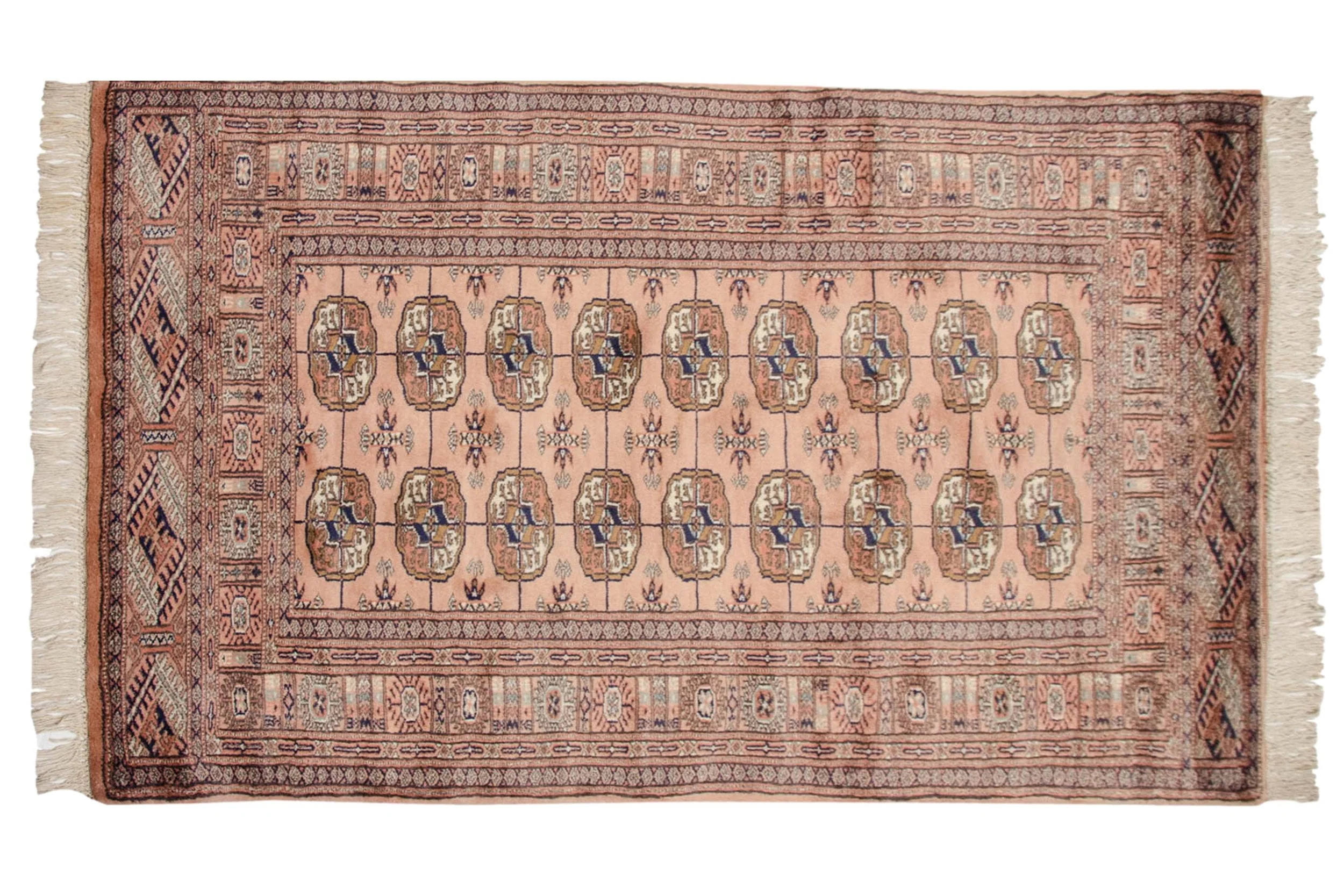 3x5 Vintage Fine Bokhara Rug - Image 2