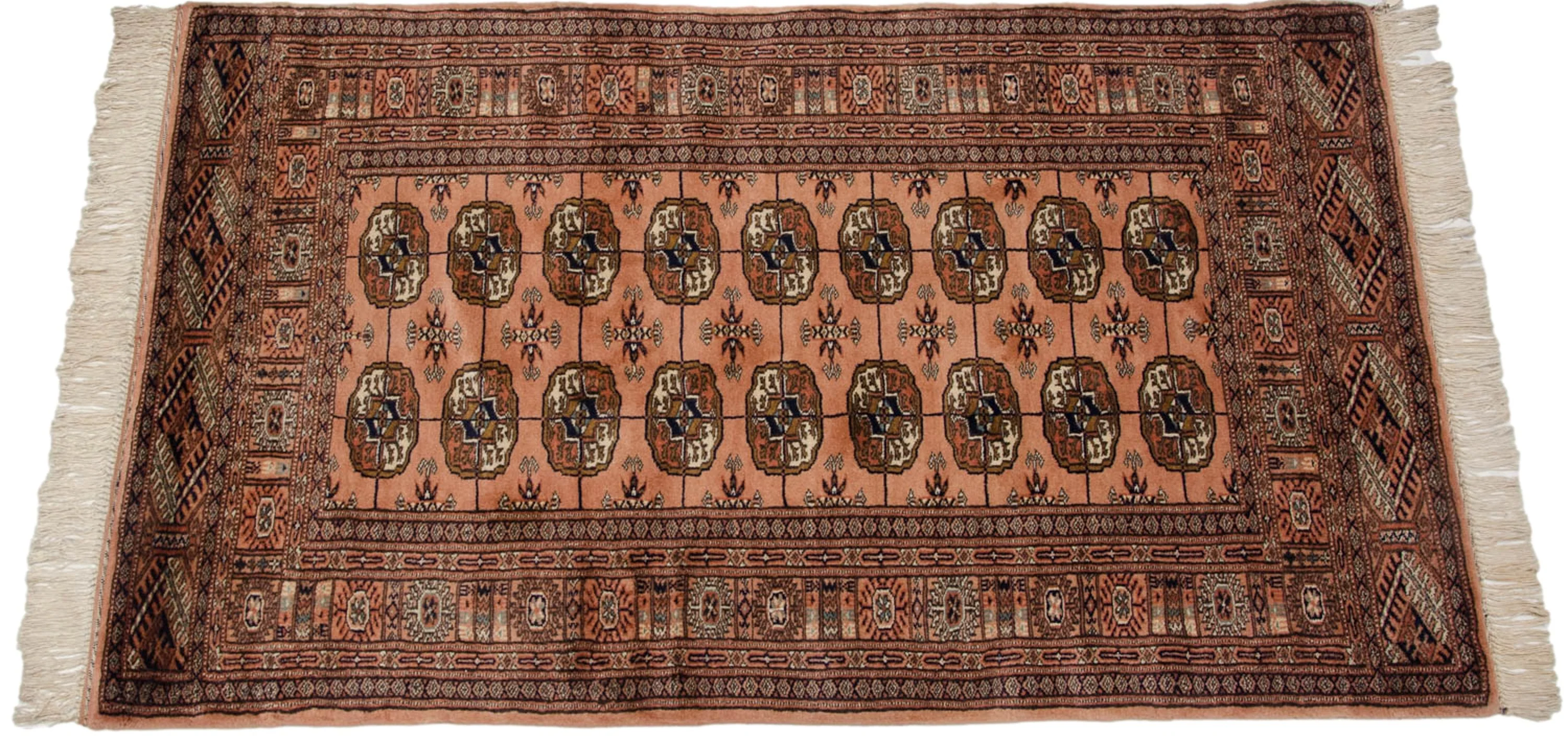 3x5 Vintage Fine Bokhara Rug - Image 3