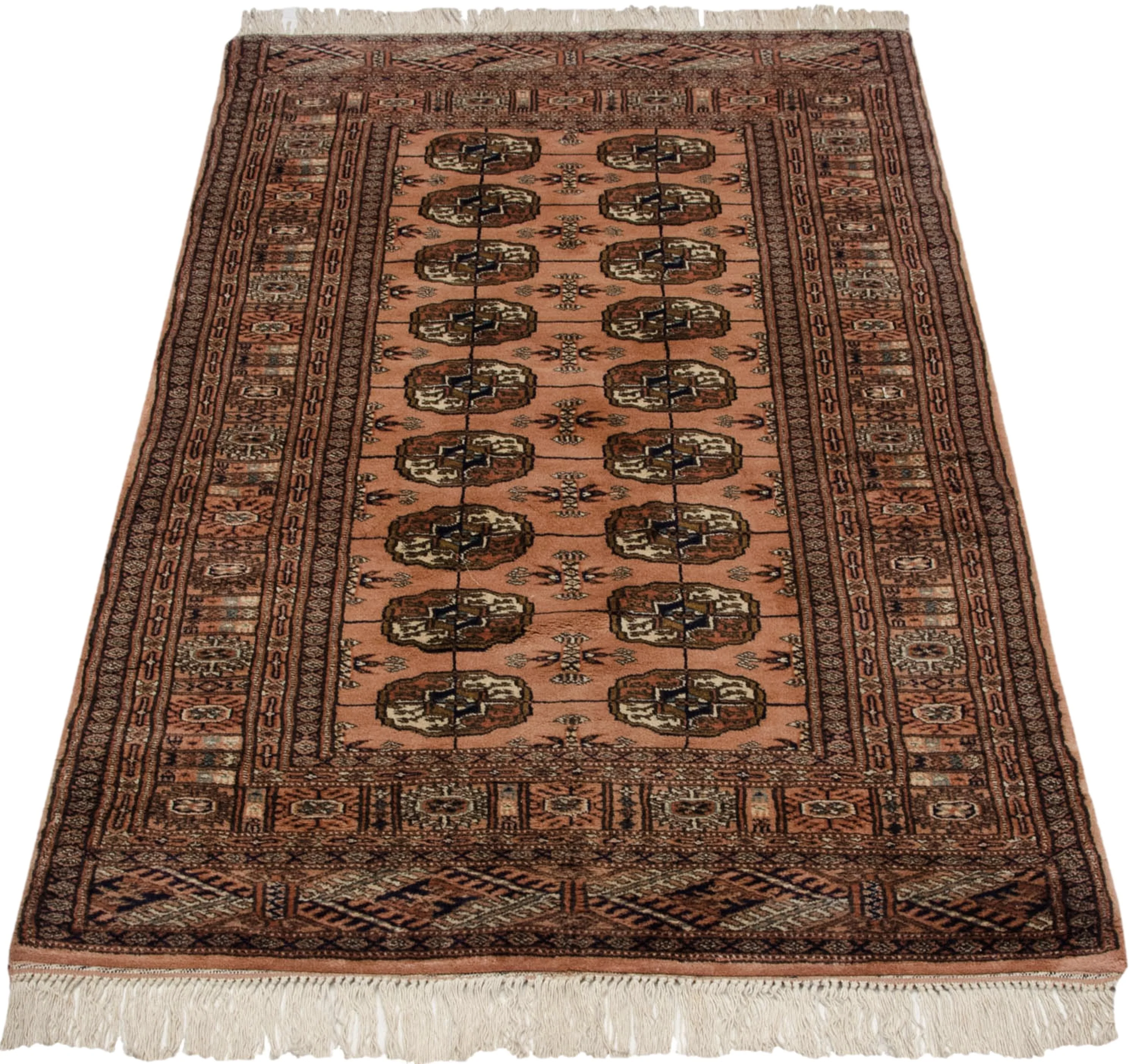 3x5 Vintage Fine Bokhara Rug - Image 4