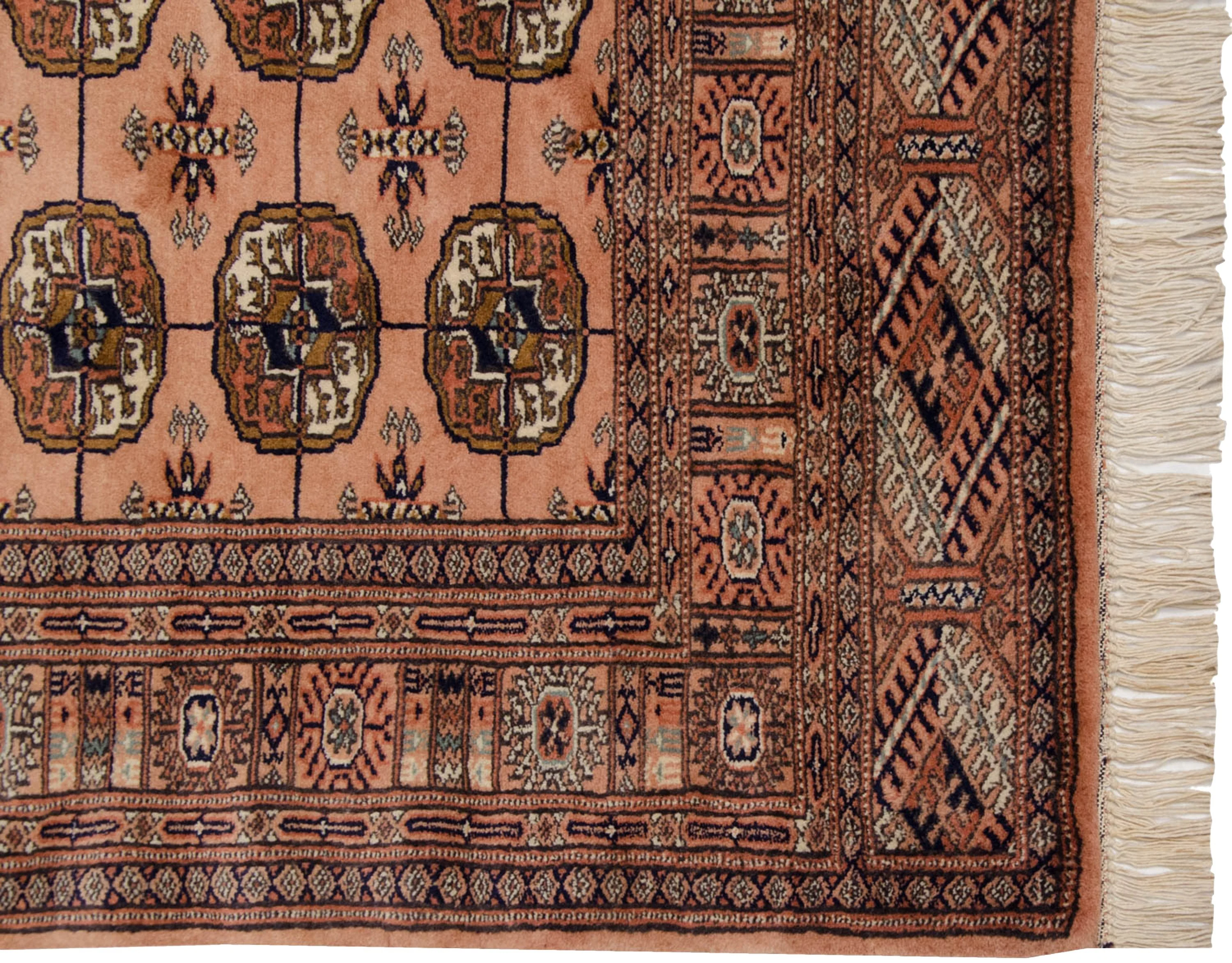 3x5 Vintage Fine Bokhara Rug - Image 5
