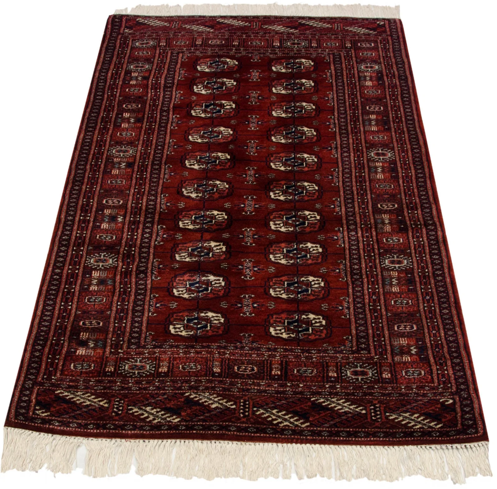 3x5 Vintage Fine Bokhara Rug - Image 3
