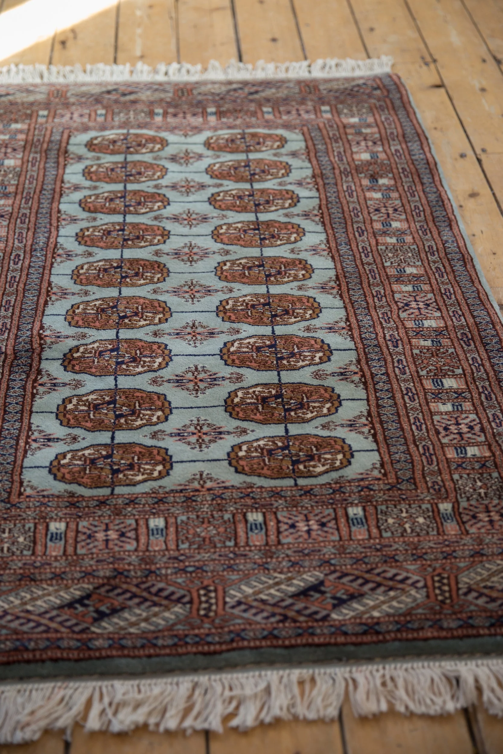 3x5 Vintage Fine Bokhara Rug - Image 3