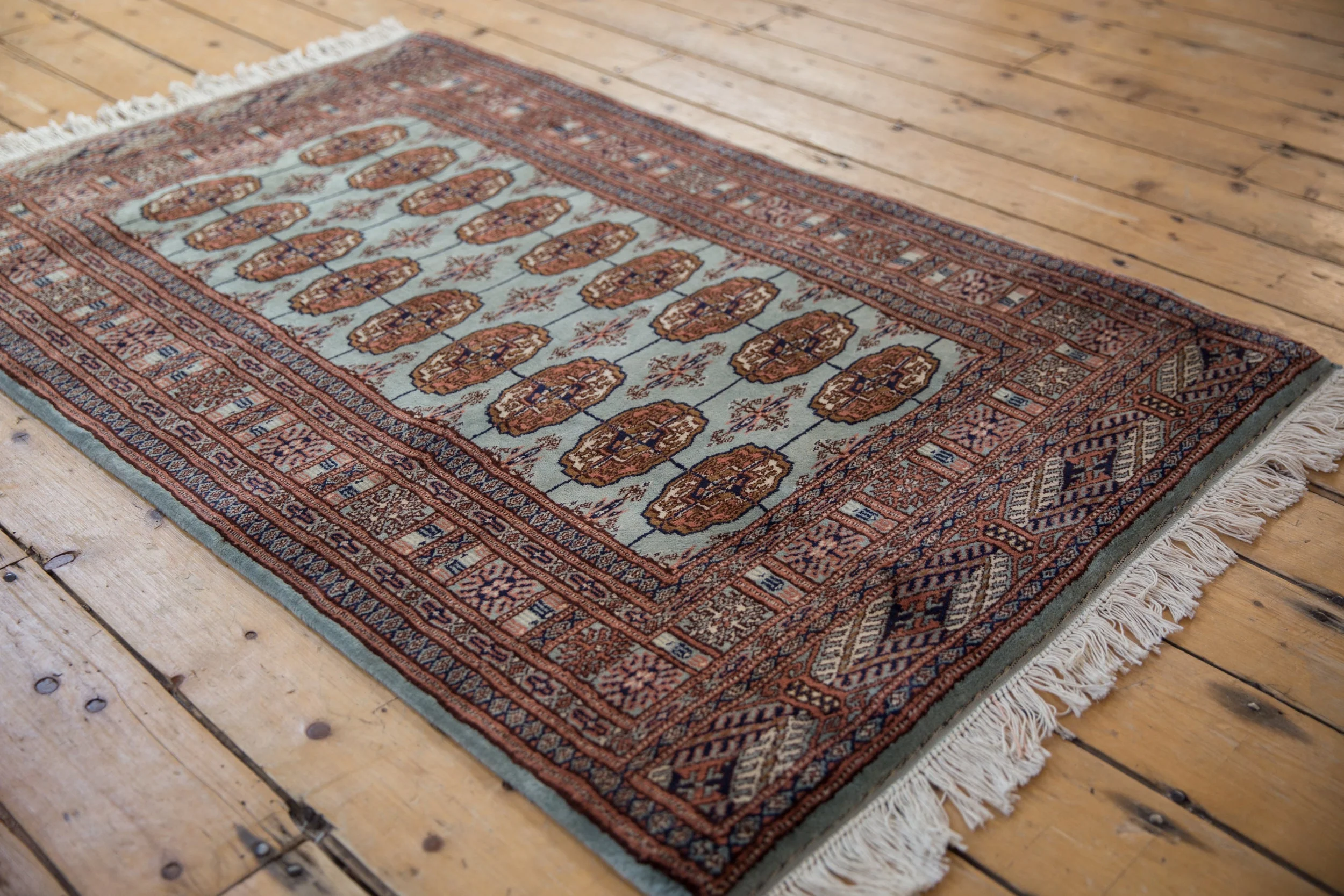 3x5 Vintage Fine Bokhara Rug - Image 7