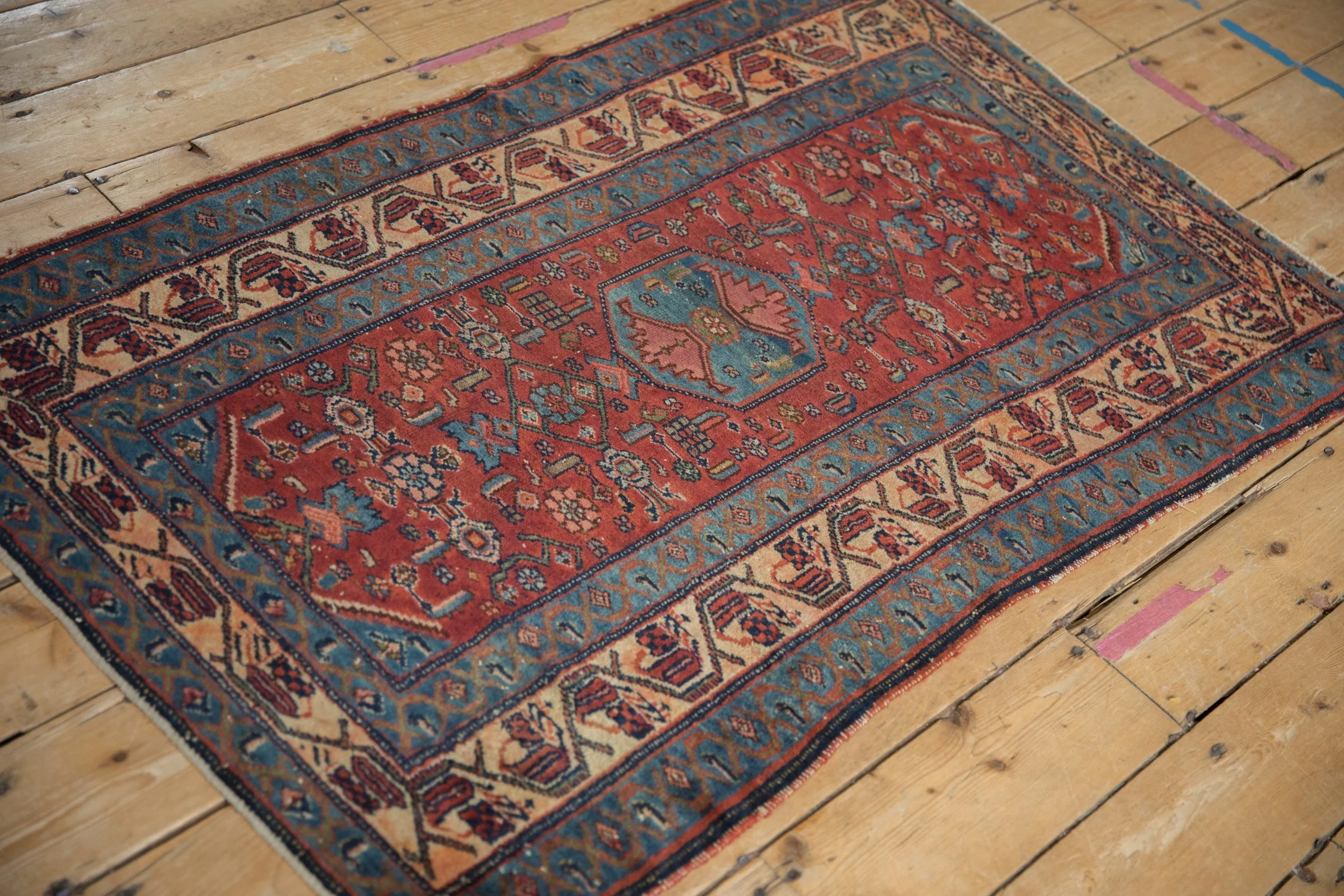 3x5 Vintage Fine Malayer Rug - Image 6