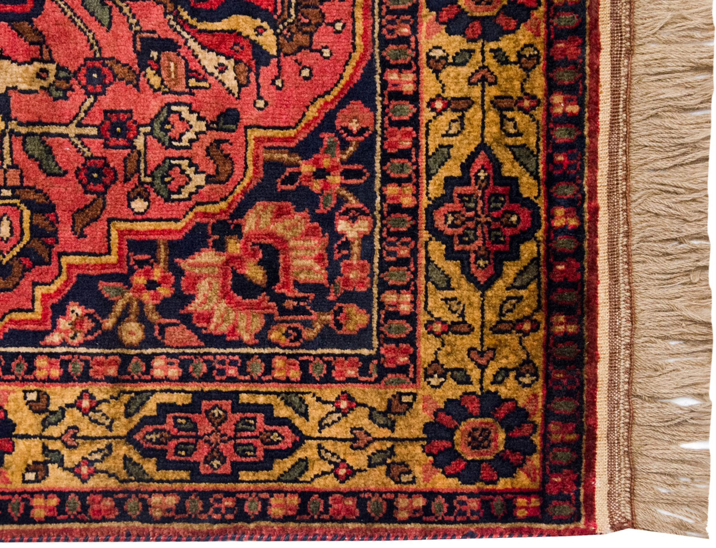3x5 Vintage Indian Bakhtiari Design Rug - Image 3