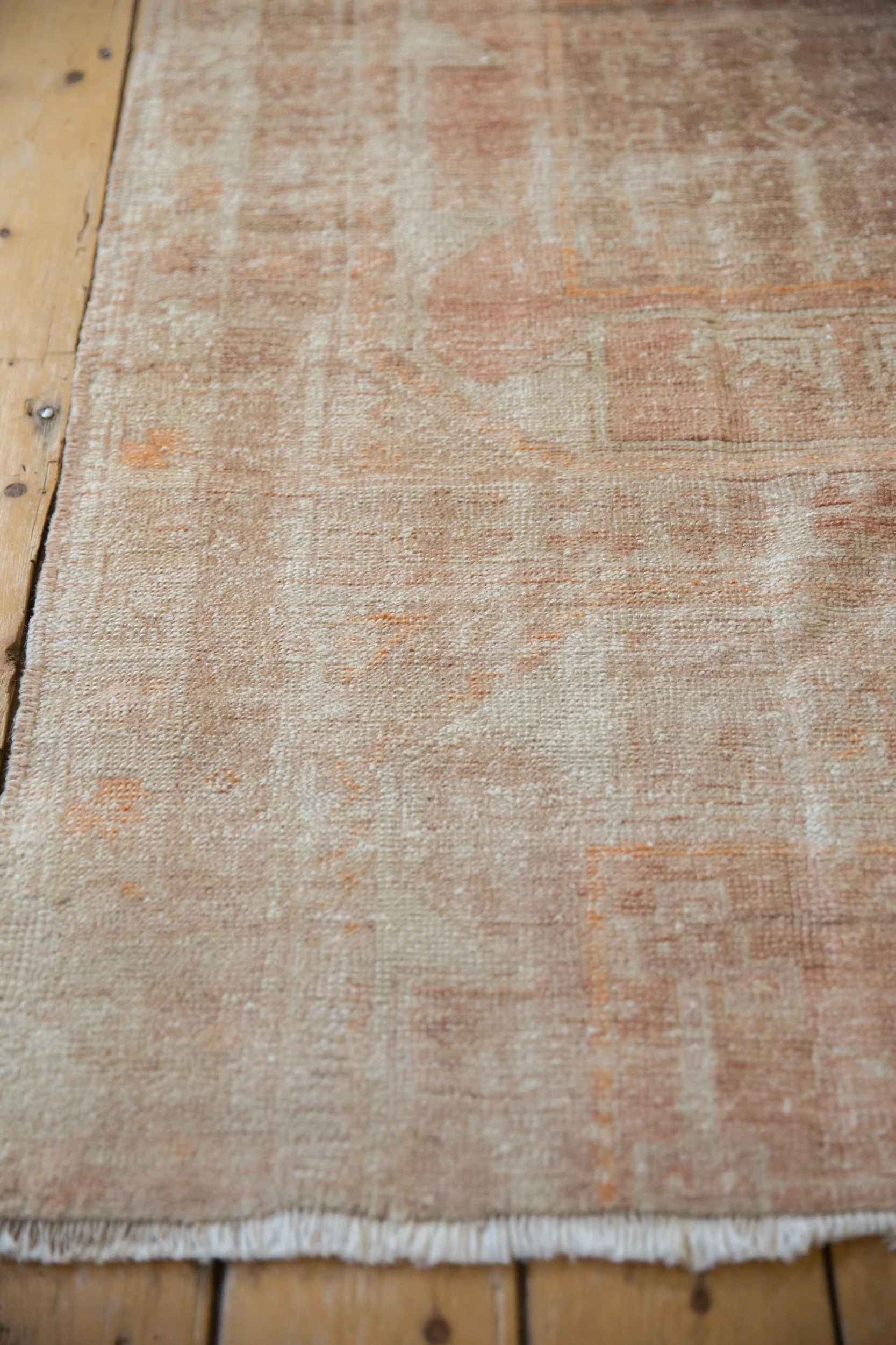 3x6.5 Vintage Distressed Fragment Oushak Rug Runner - Image 7