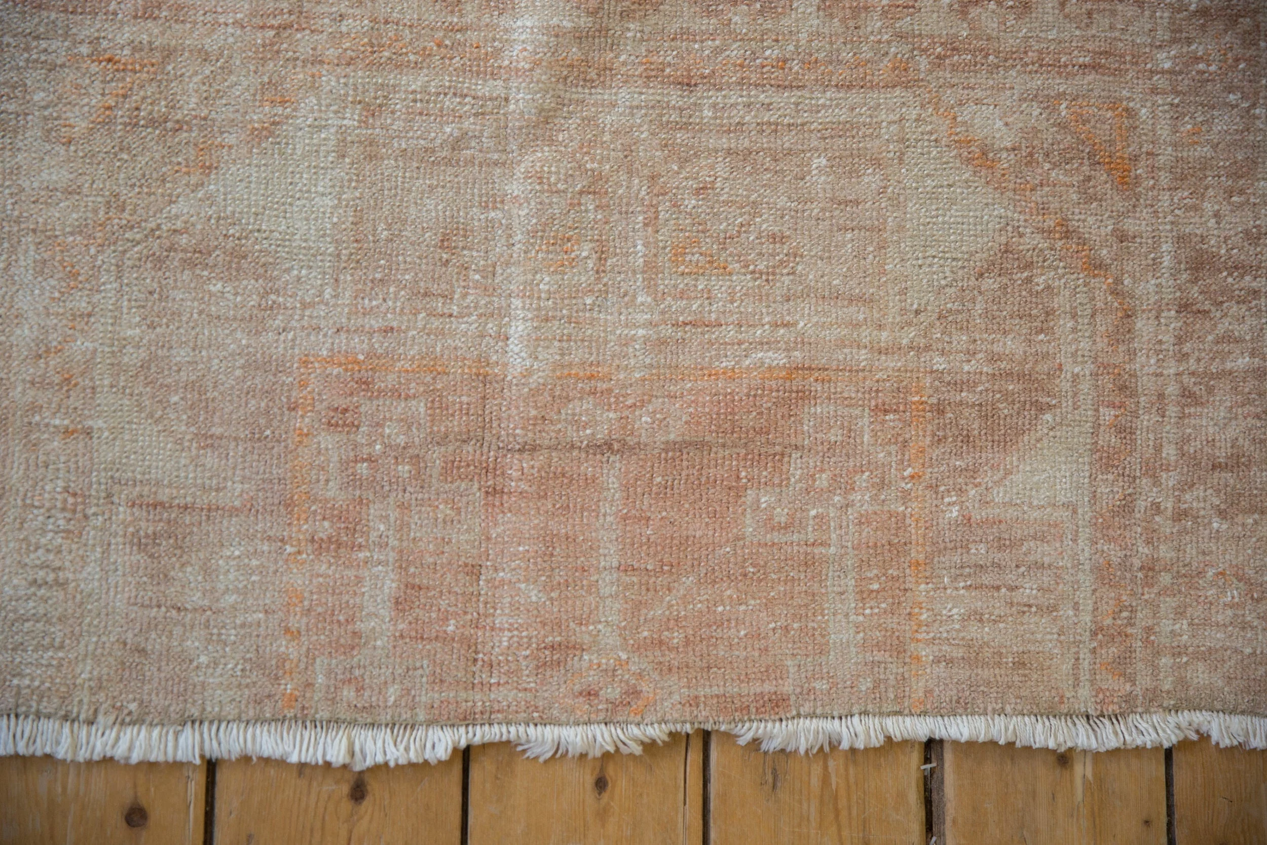 3x6.5 Vintage Distressed Fragment Oushak Rug Runner - Image 8