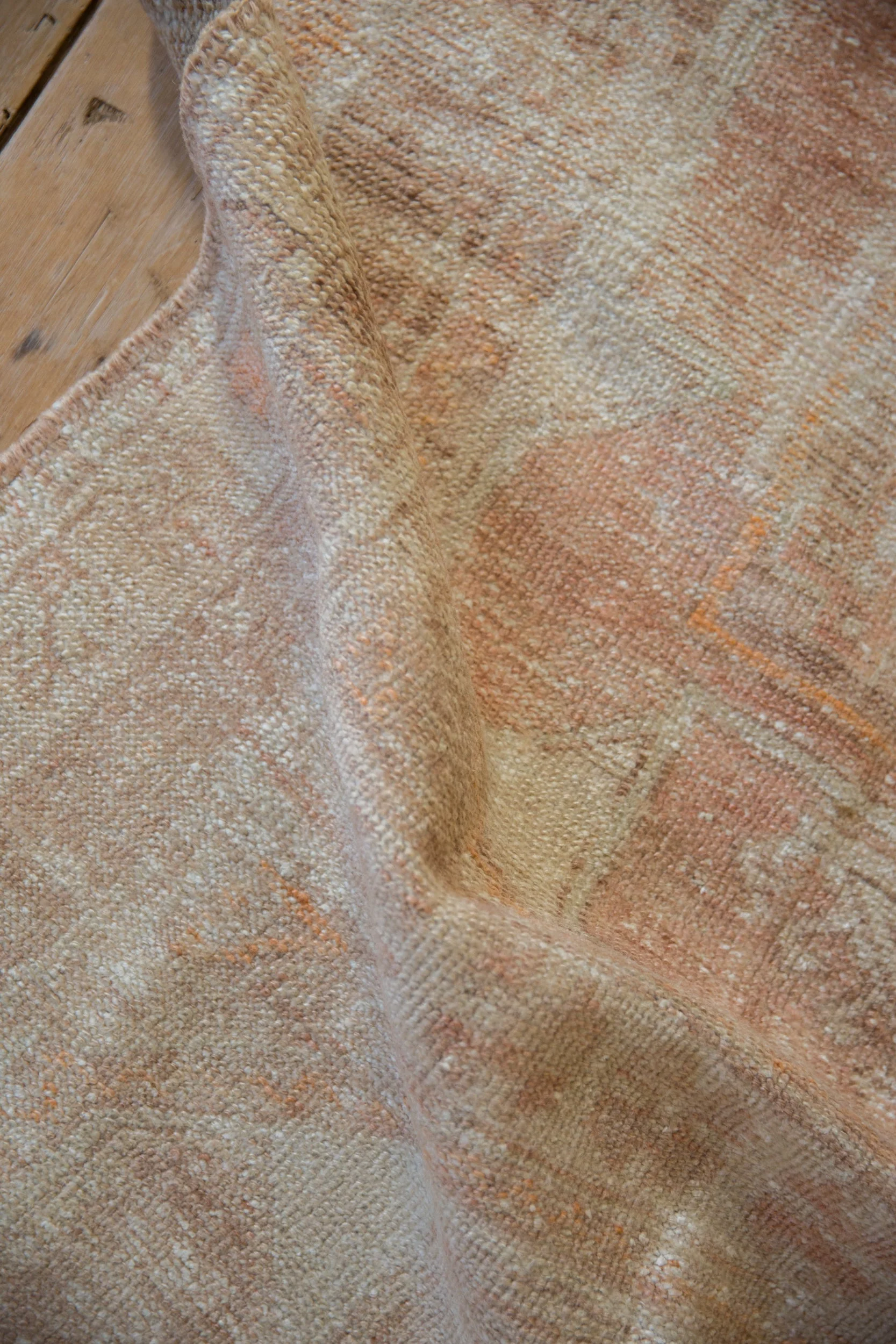 3x6.5 Vintage Distressed Fragment Oushak Rug Runner - Image 9