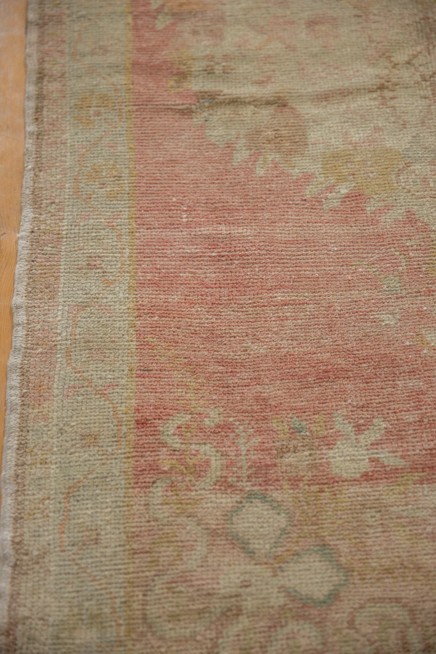 3x6.5 Vintage Distressed Oushak Rug Runner - Image 6