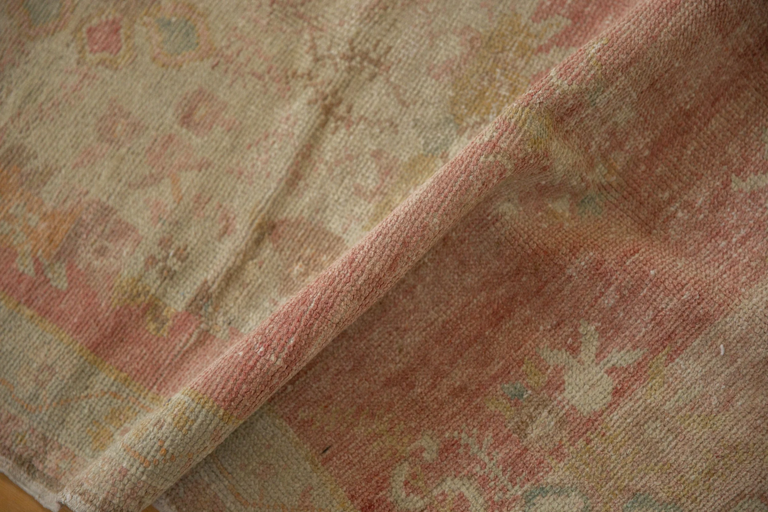 3x6.5 Vintage Distressed Oushak Rug Runner - Image 7