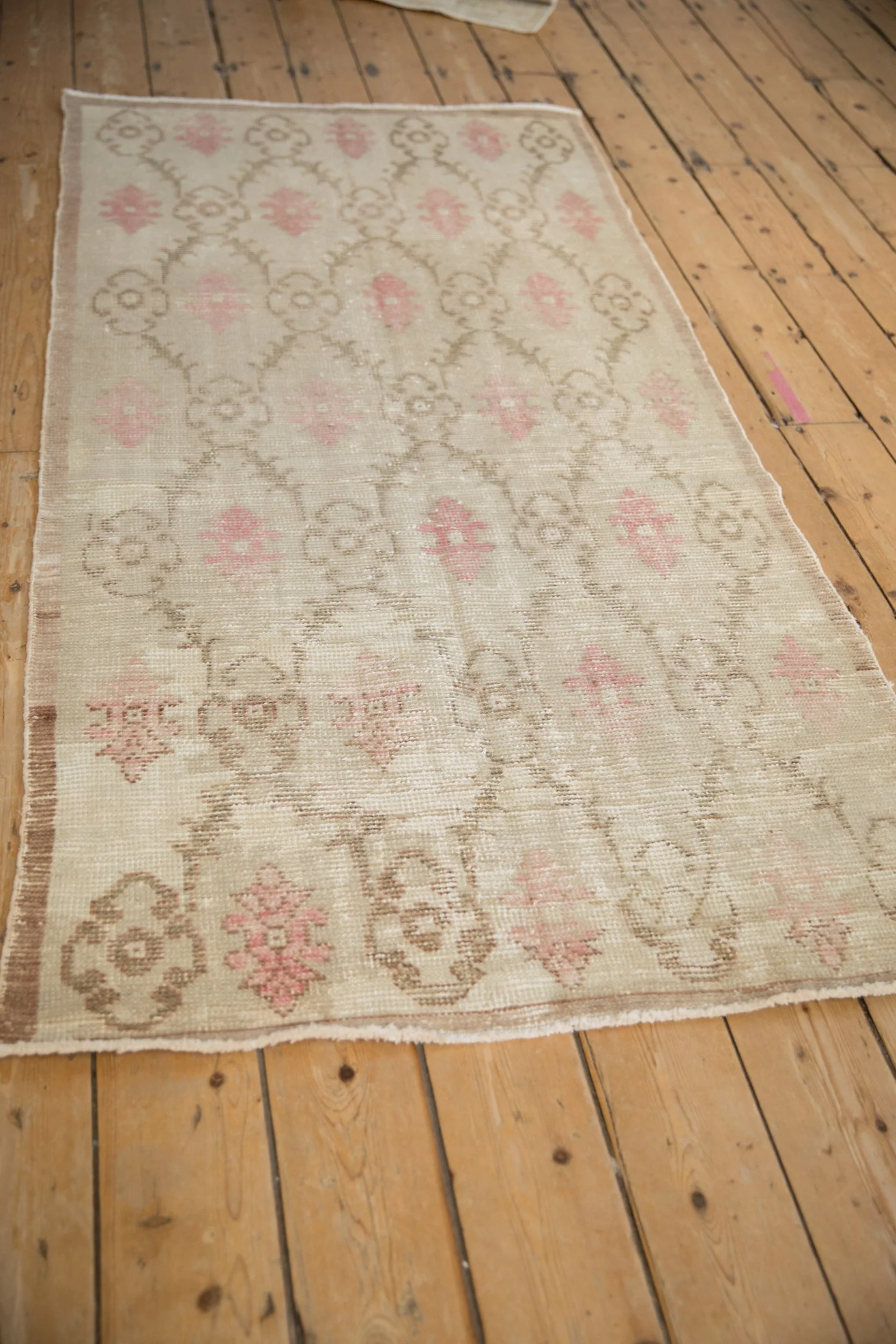 3x6.5 Vintage Distressed Oushak Rug Runner - Image 4