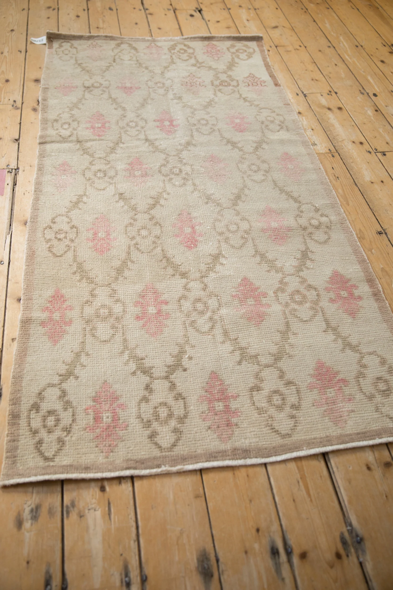 3x6.5 Vintage Distressed Oushak Rug Runner - Image 6