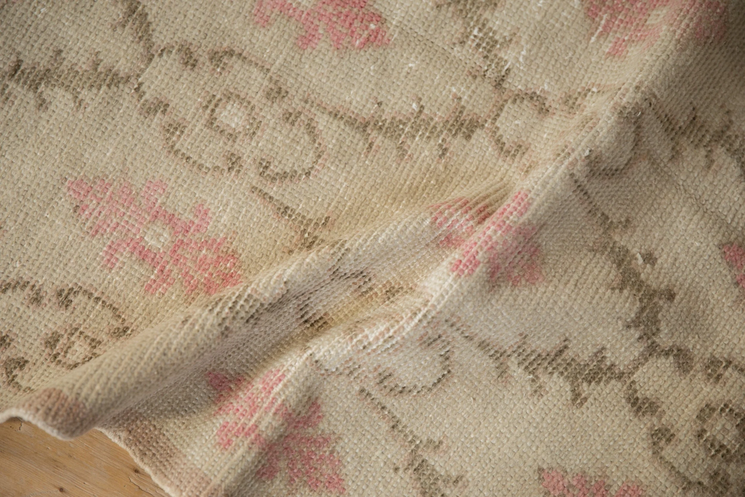 3x6.5 Vintage Distressed Oushak Rug Runner - Image 7