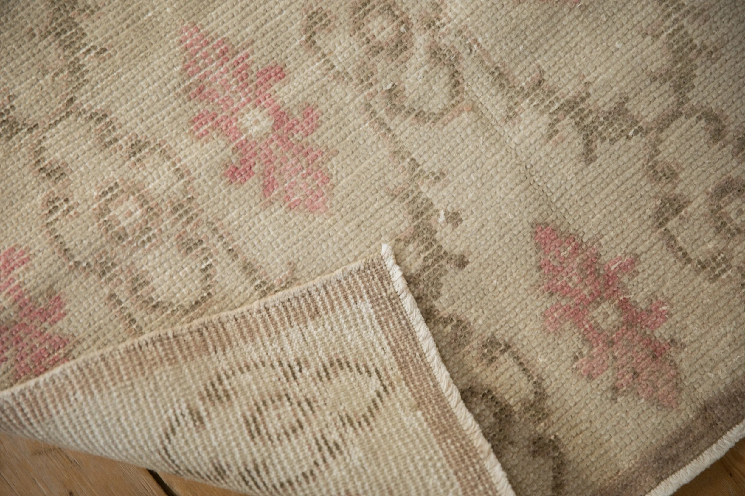 3x6.5 Vintage Distressed Oushak Rug Runner - Image 8