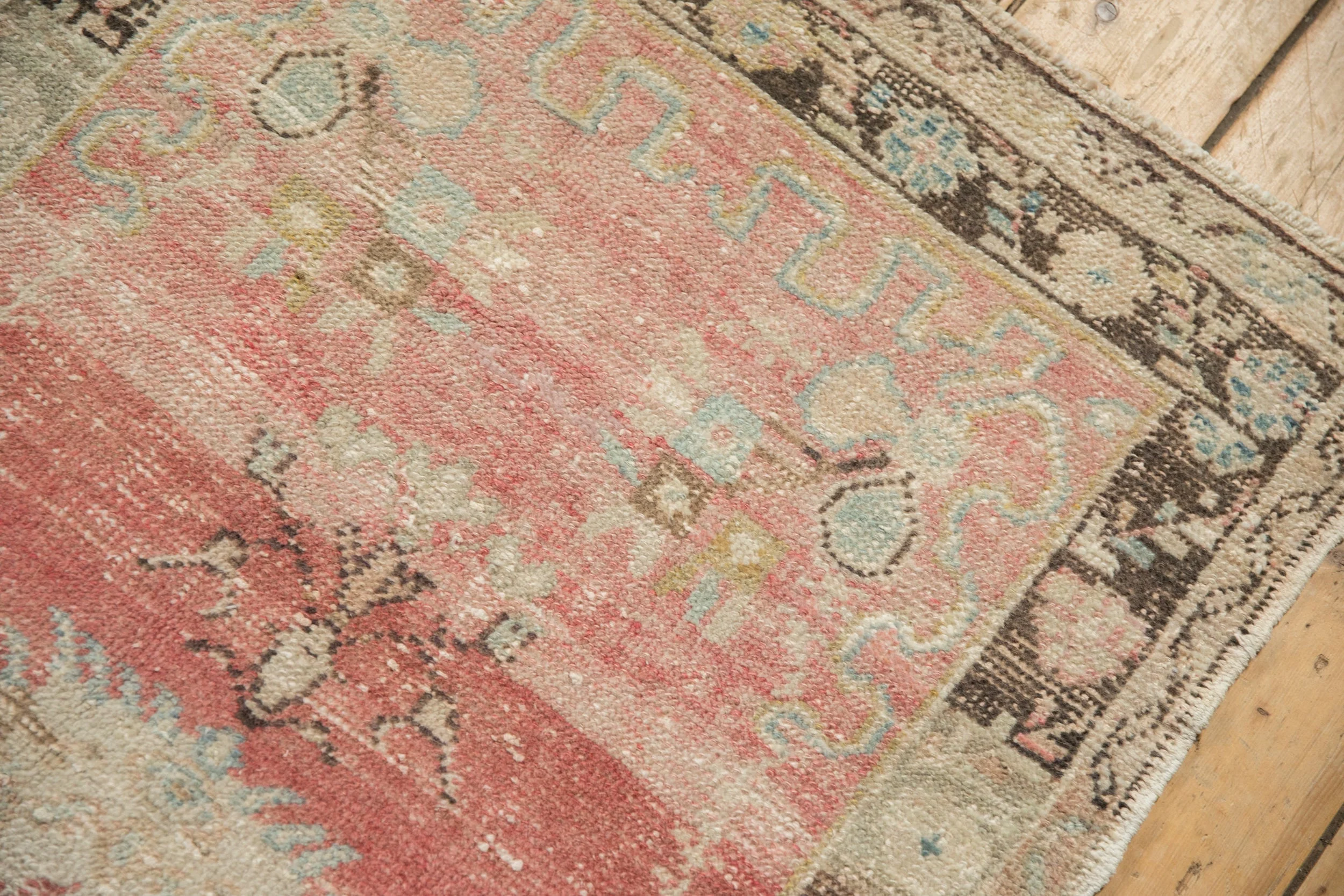3x6.5 Vintage Distressed Oushak Rug Runner - Image 3