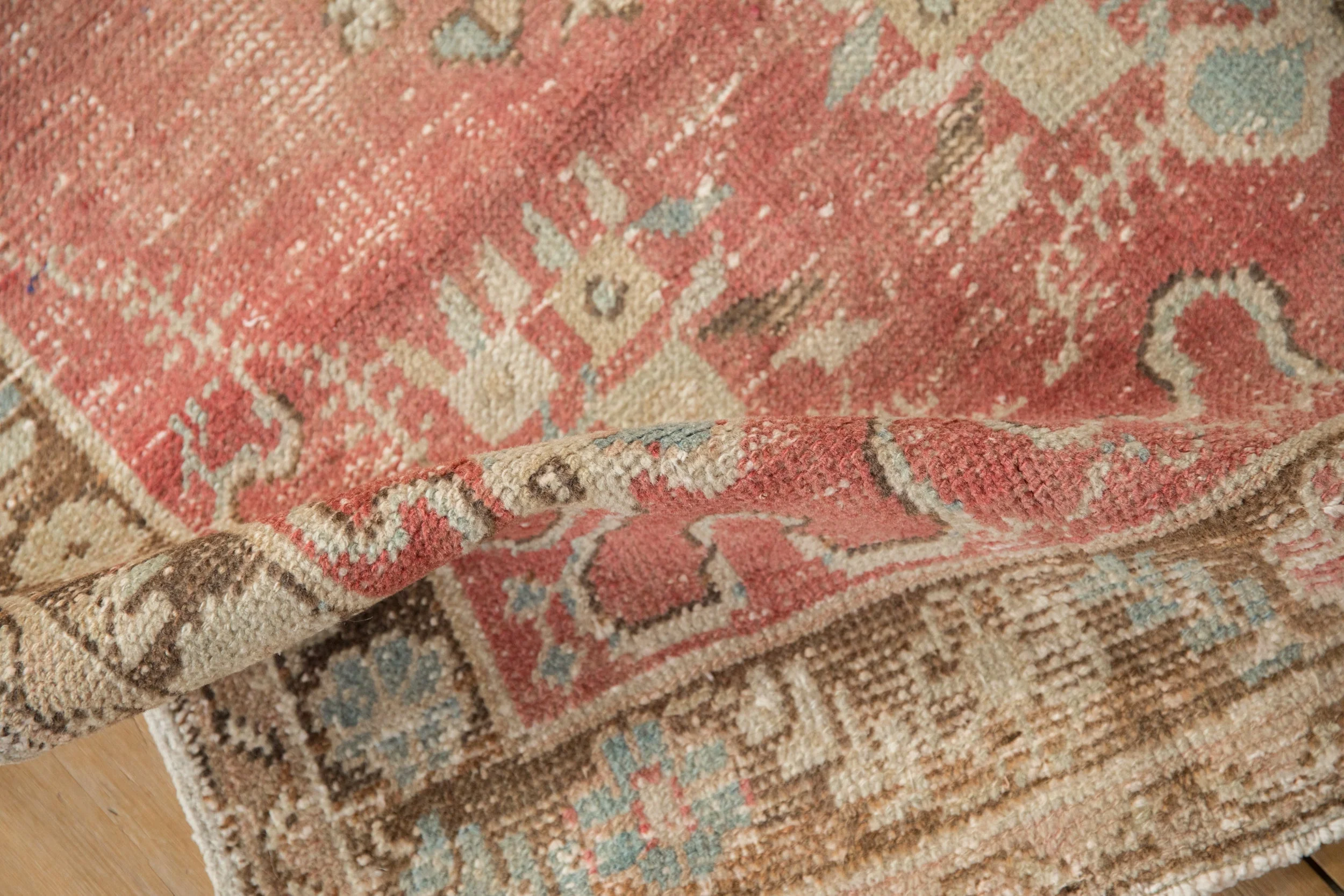 3x6.5 Vintage Distressed Oushak Rug Runner - Image 6