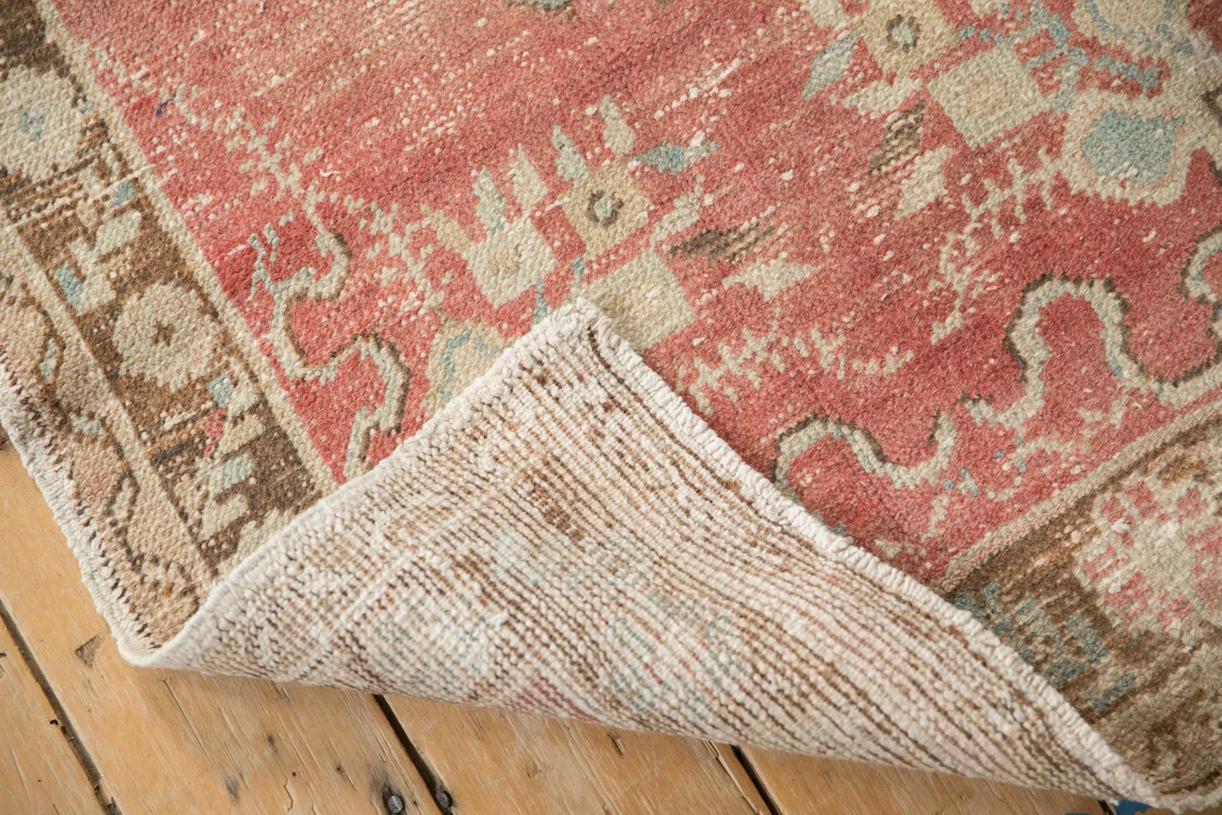 3x6.5 Vintage Distressed Oushak Rug Runner - Image 7