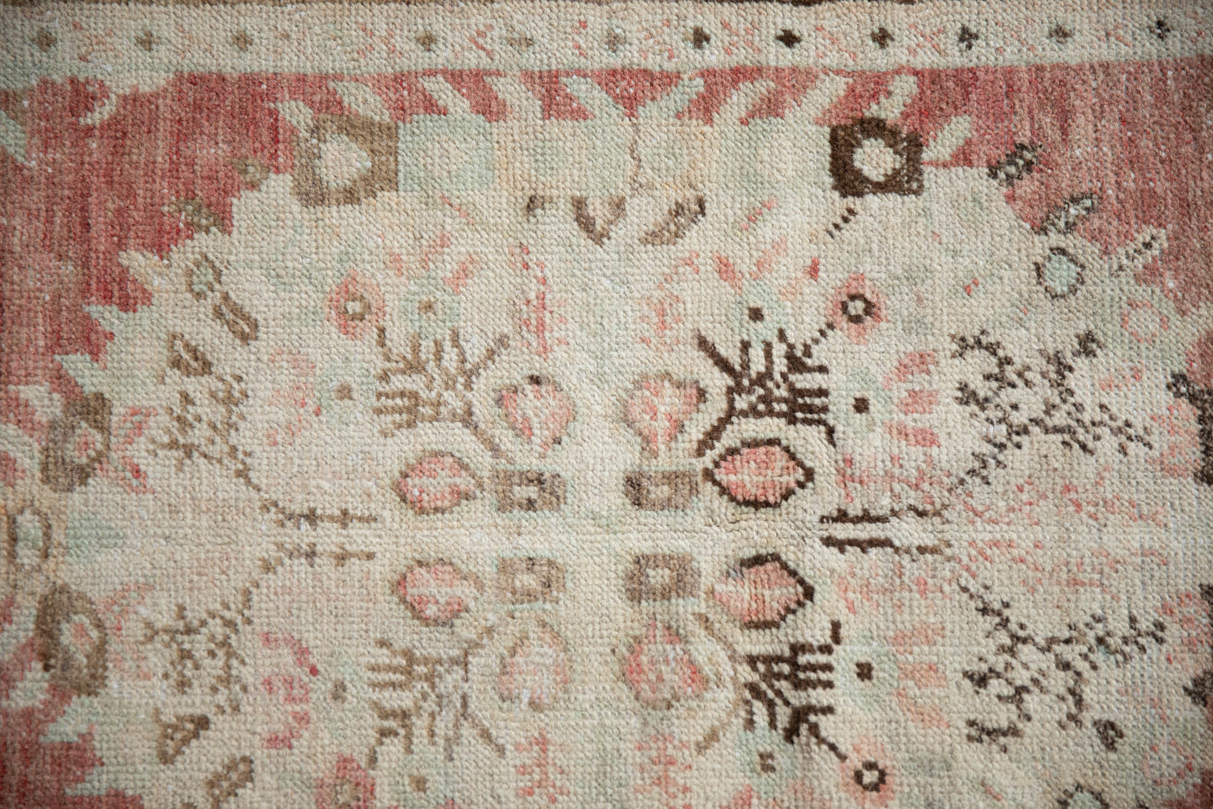 3x6.5 Vintage Distressed Oushak Rug Runner - Image 3