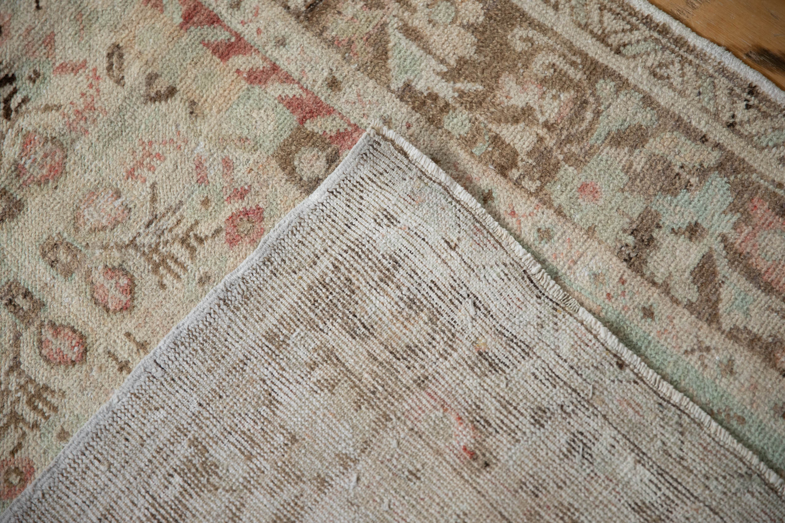 3x6.5 Vintage Distressed Oushak Rug Runner - Image 7