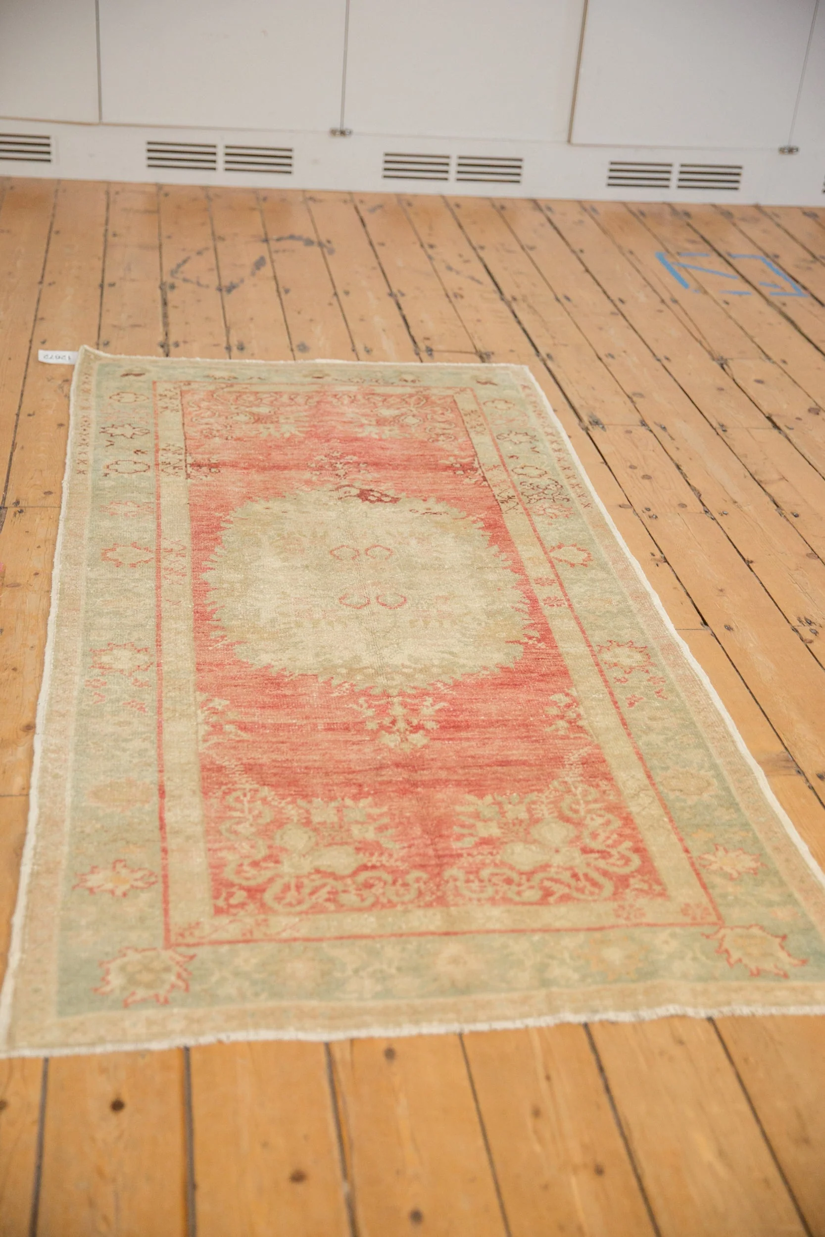 3x6.5 Vintage Distressed Oushak Rug Runner - Image 4