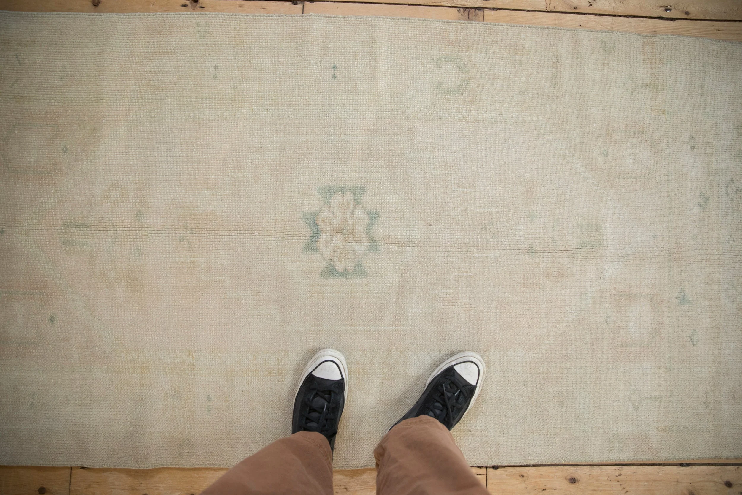 3x6.5 Vintage Distressed Oushak Rug Runner - Image 2