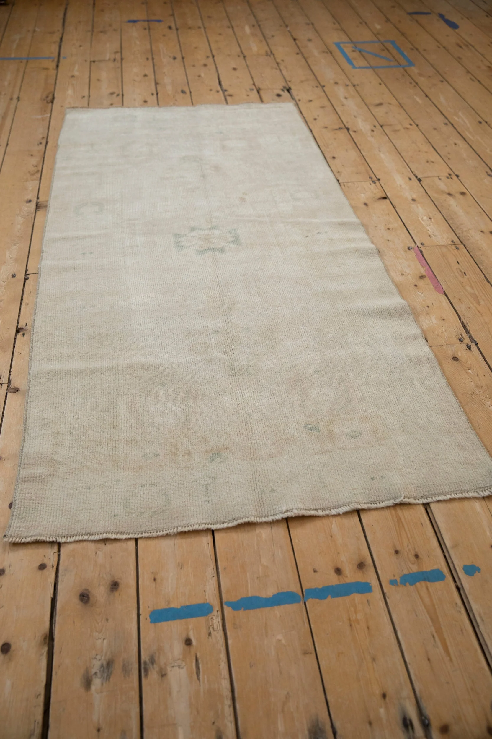 3x6.5 Vintage Distressed Oushak Rug Runner - Image 5