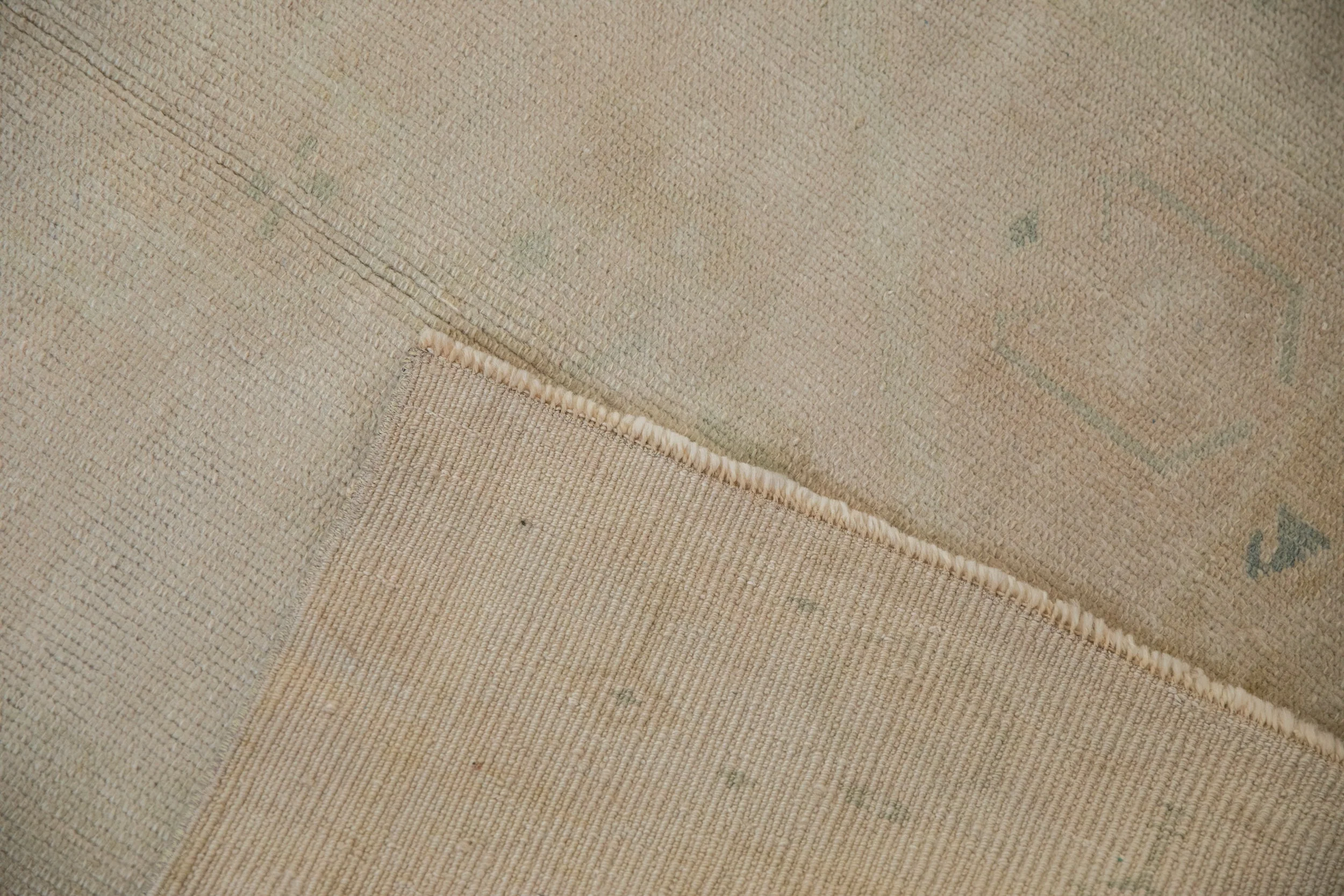 3x6.5 Vintage Distressed Oushak Rug Runner - Image 9