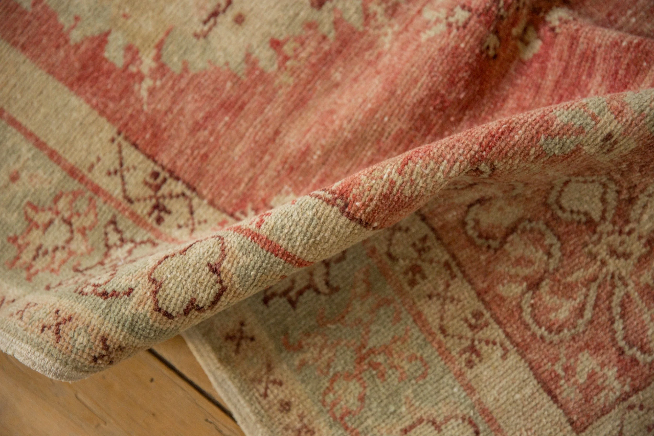 3x6.5 Vintage Distressed Oushak Rug Runner - Image 8