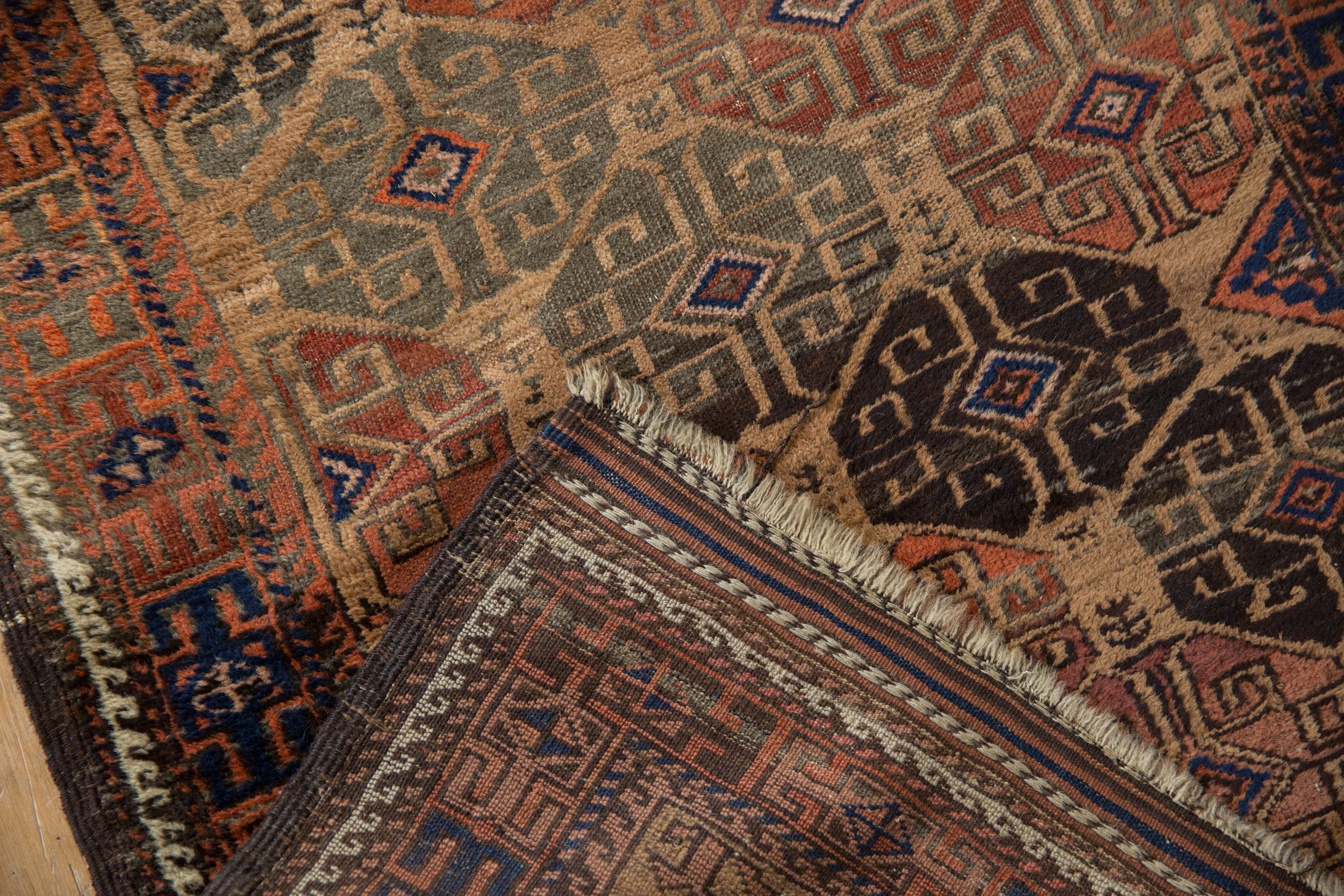 3x6 Antique Belouch Rug Runner - Image 12