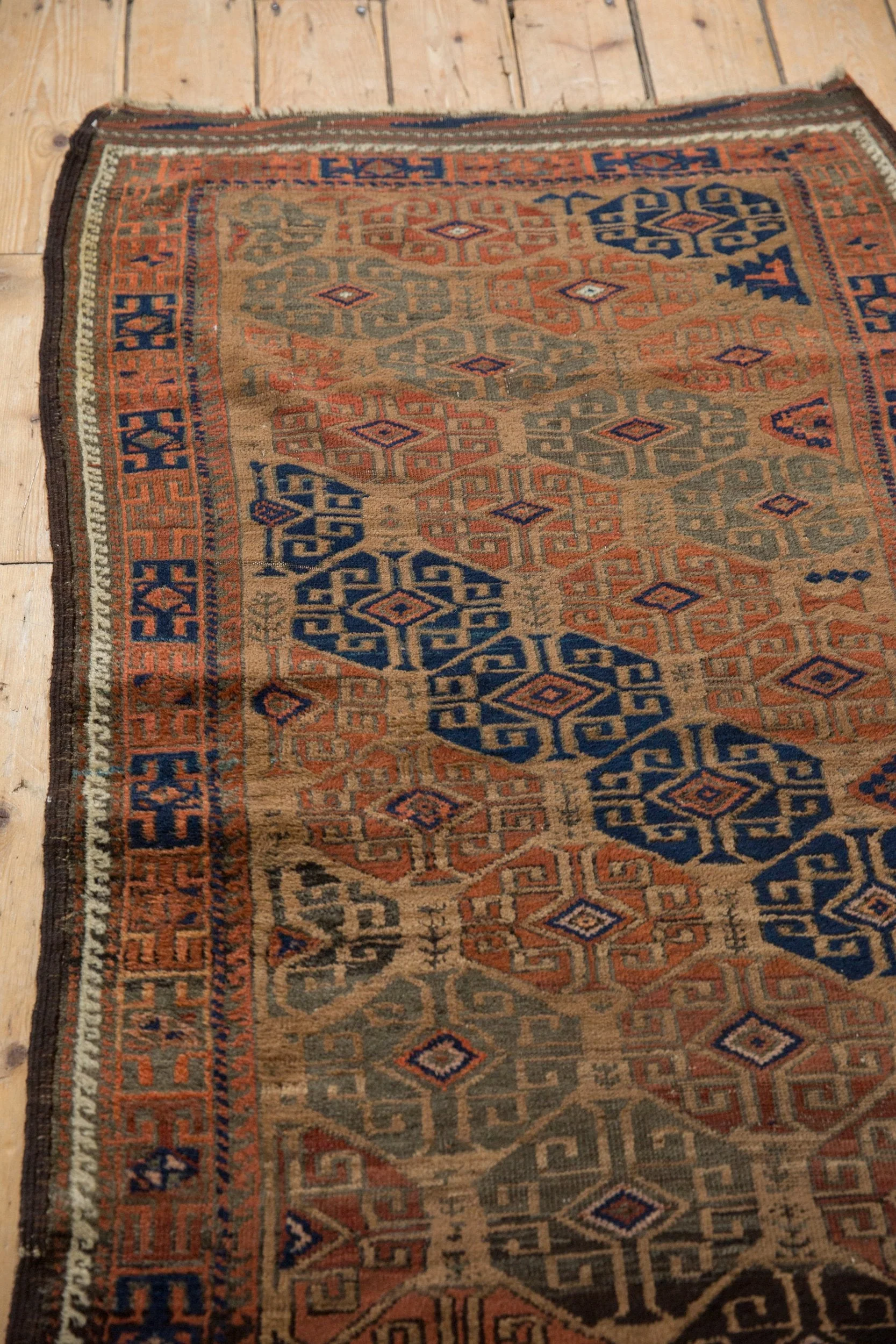 3x6 Antique Belouch Rug Runner - Image 4