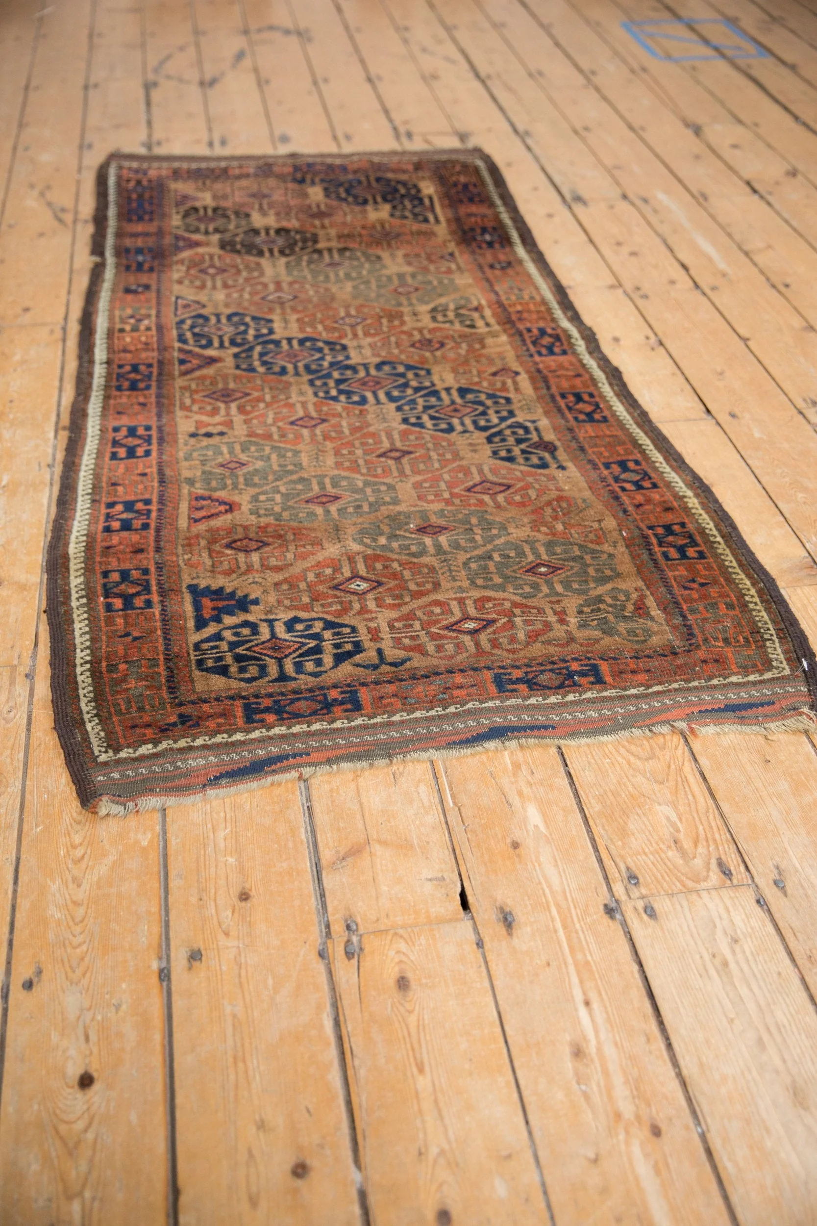 3x6 Antique Belouch Rug Runner - Image 6