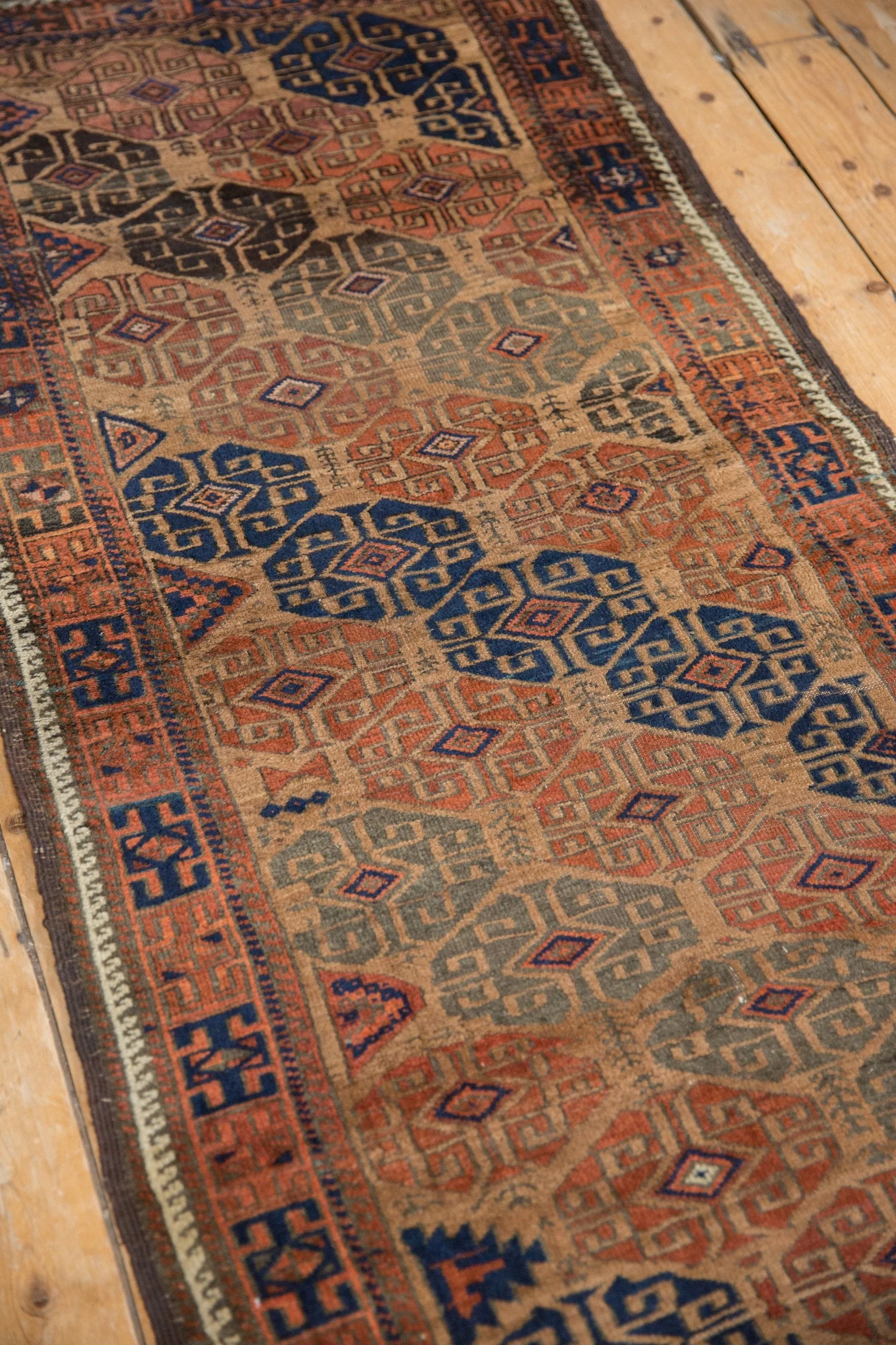 3x6 Antique Belouch Rug Runner - Image 7