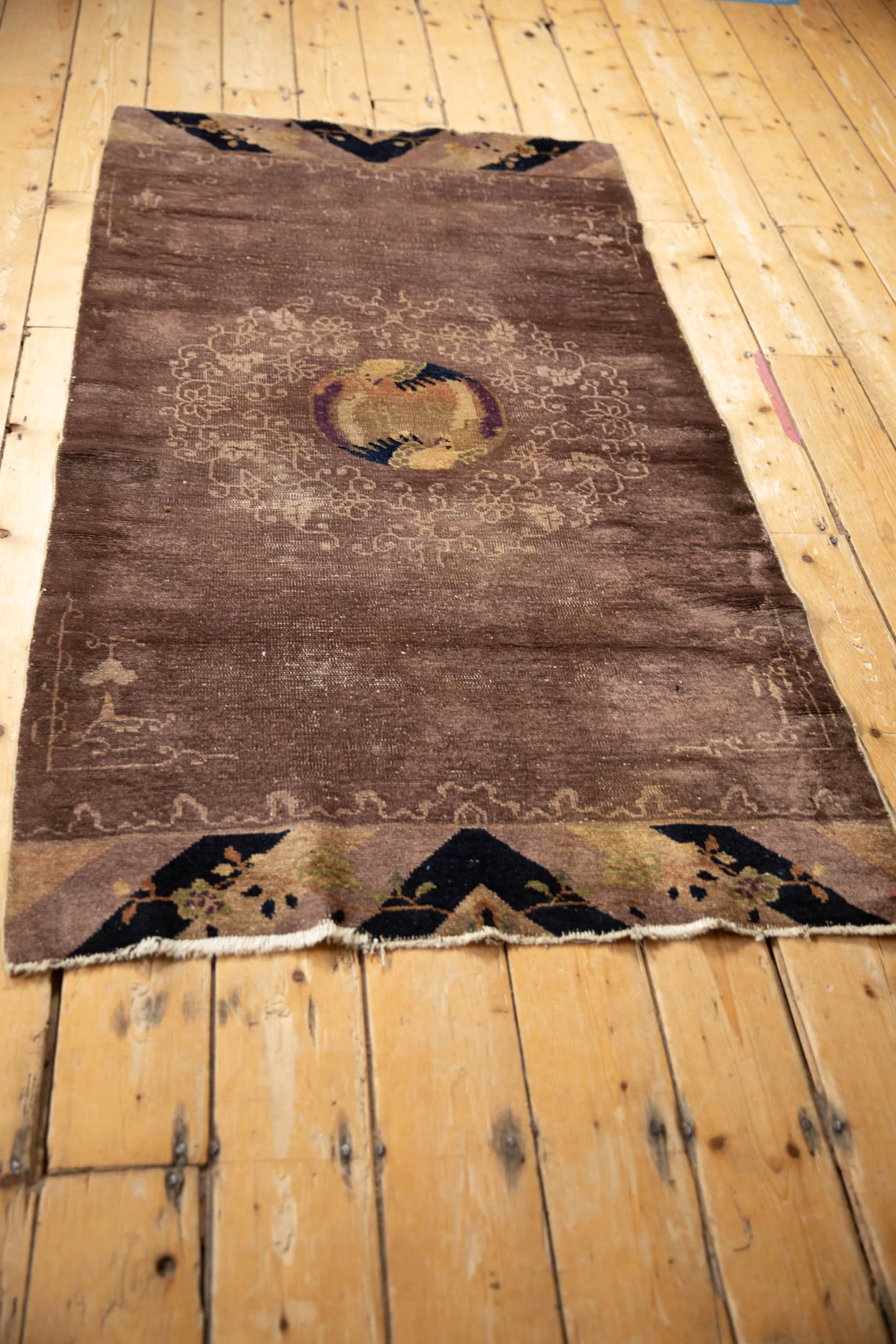 3x6 Antique Peking Rug Runner - Image 6