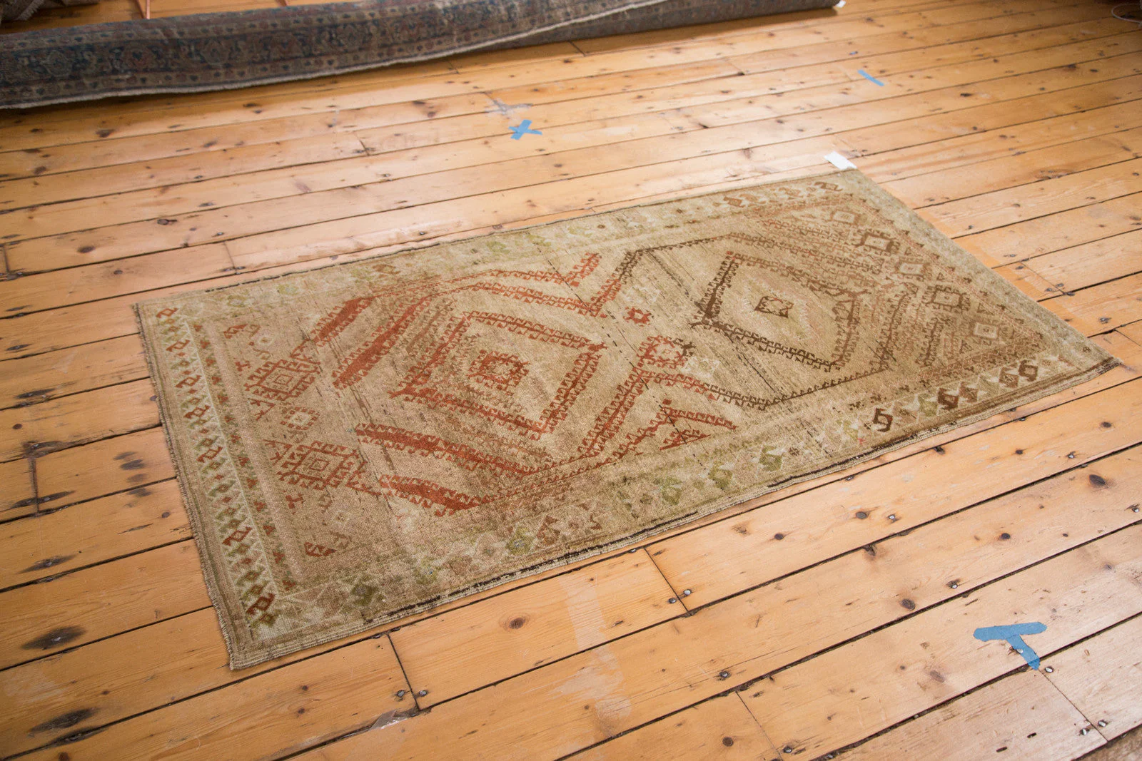 3x6 Distressed Vintage Afghani Rug Runner - Image 2