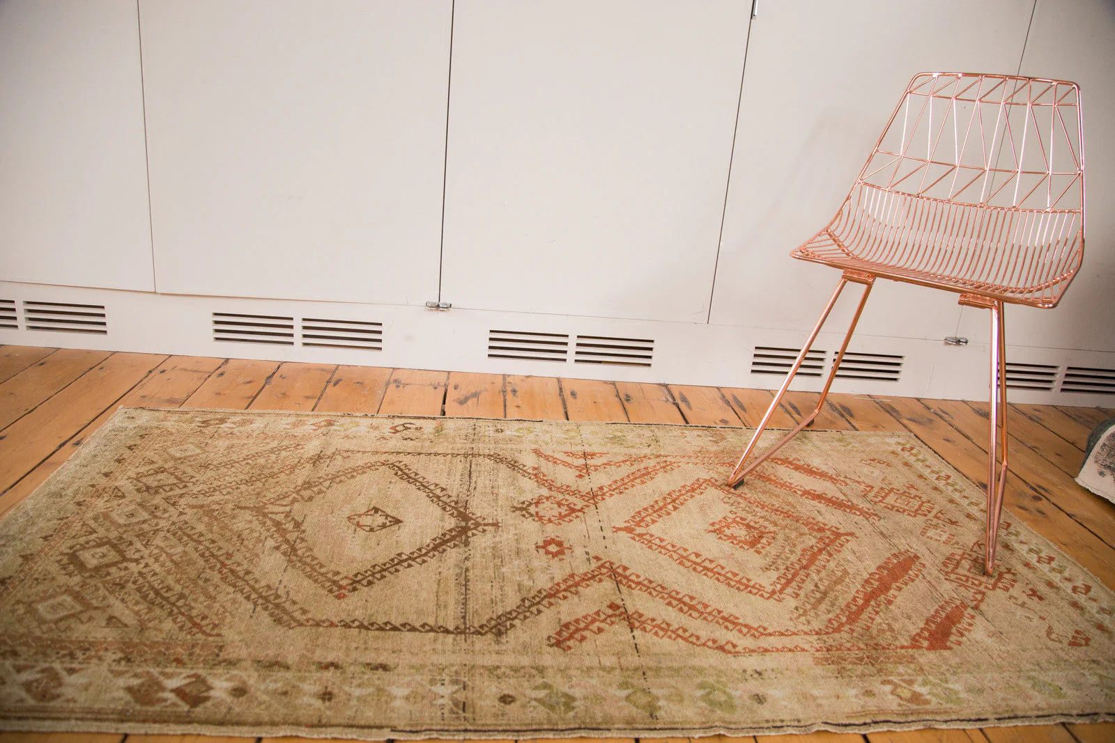 3x6 Distressed Vintage Afghani Rug Runner - Image 6