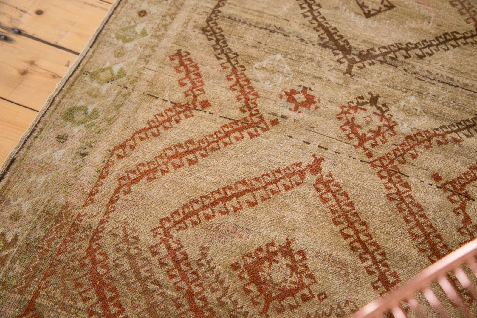 3x6 Distressed Vintage Afghani Rug Runner - Image 7