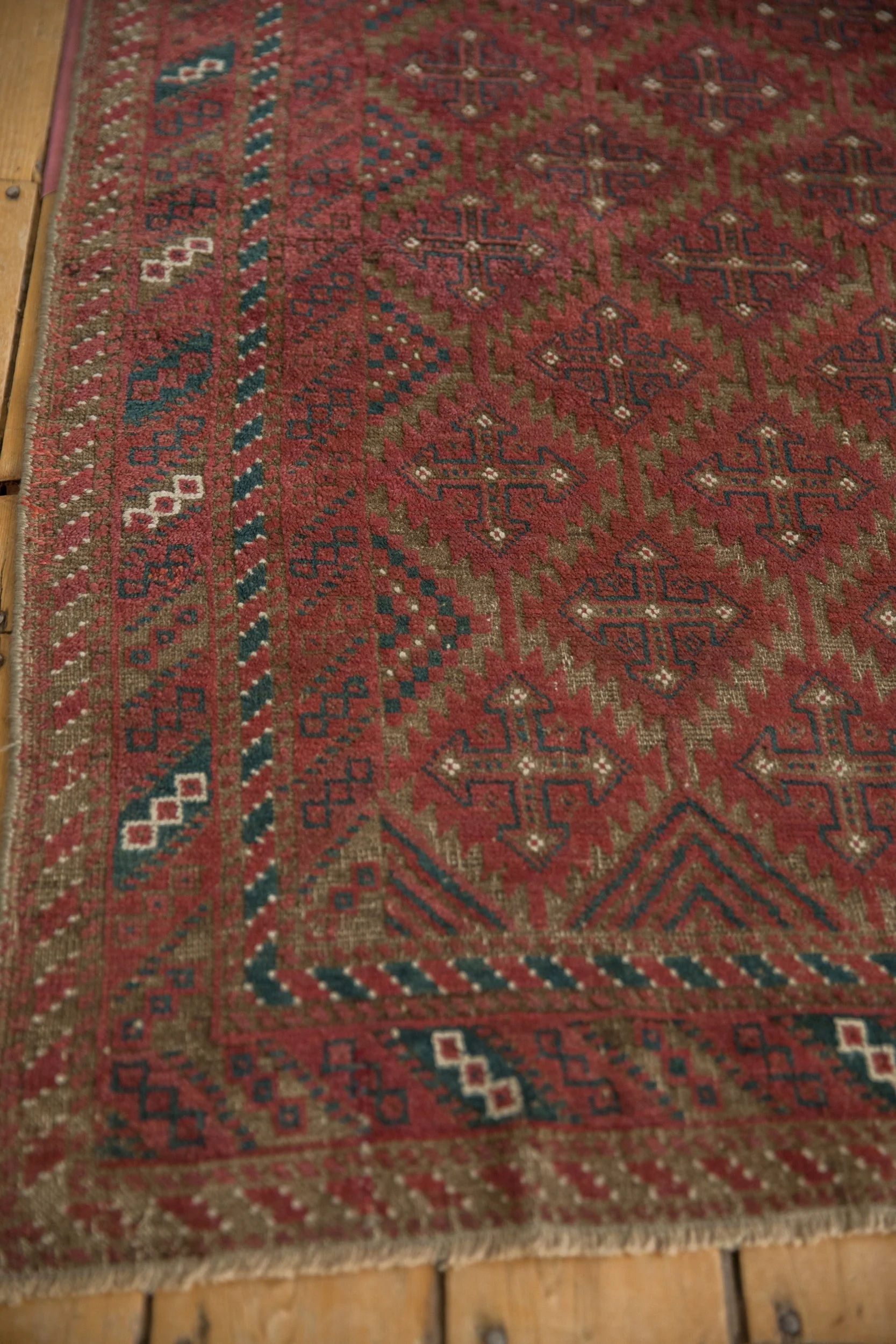 3x6 Vintage Distressed Belouch Rug Runner - Image 4