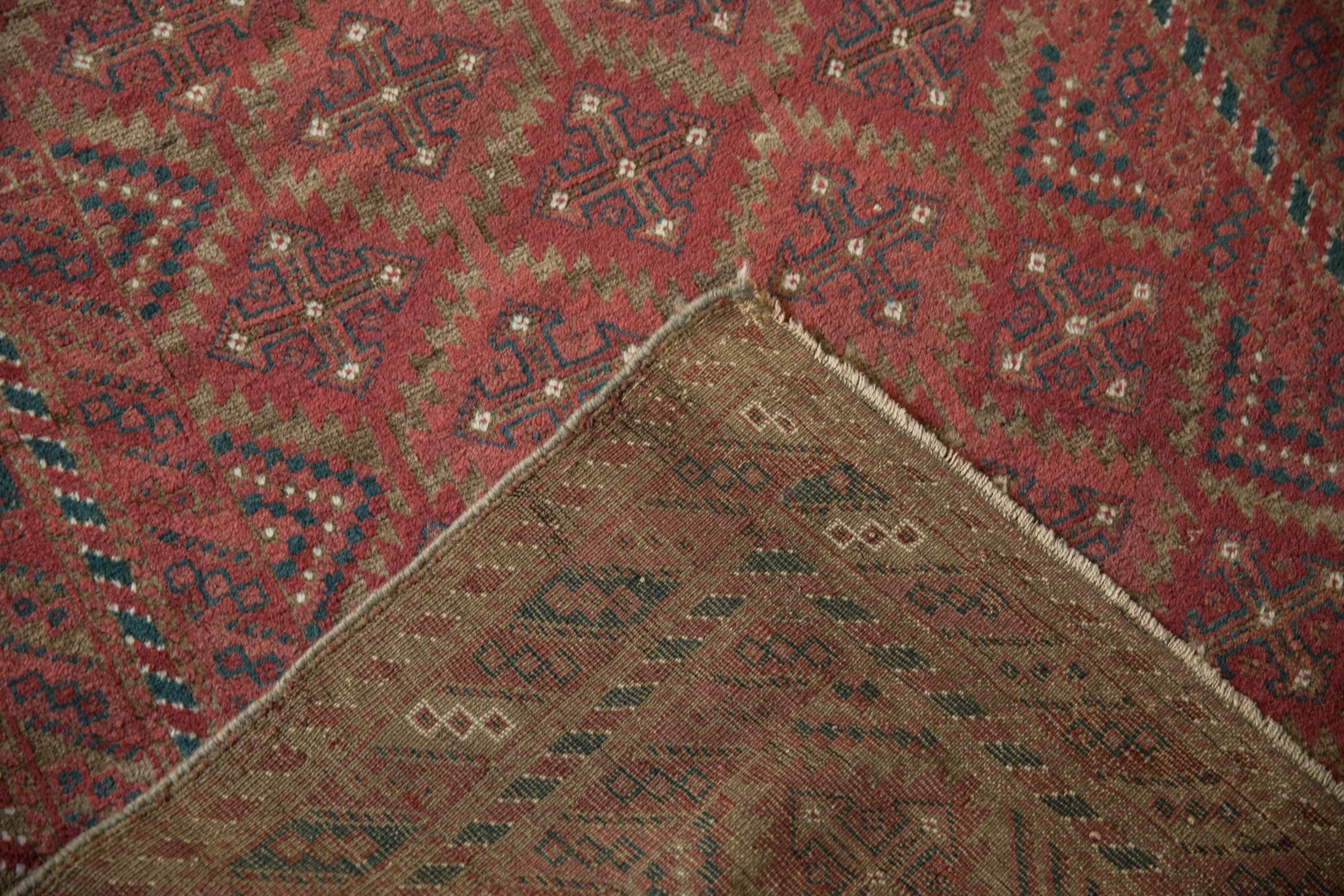 3x6 Vintage Distressed Belouch Rug Runner - Image 8