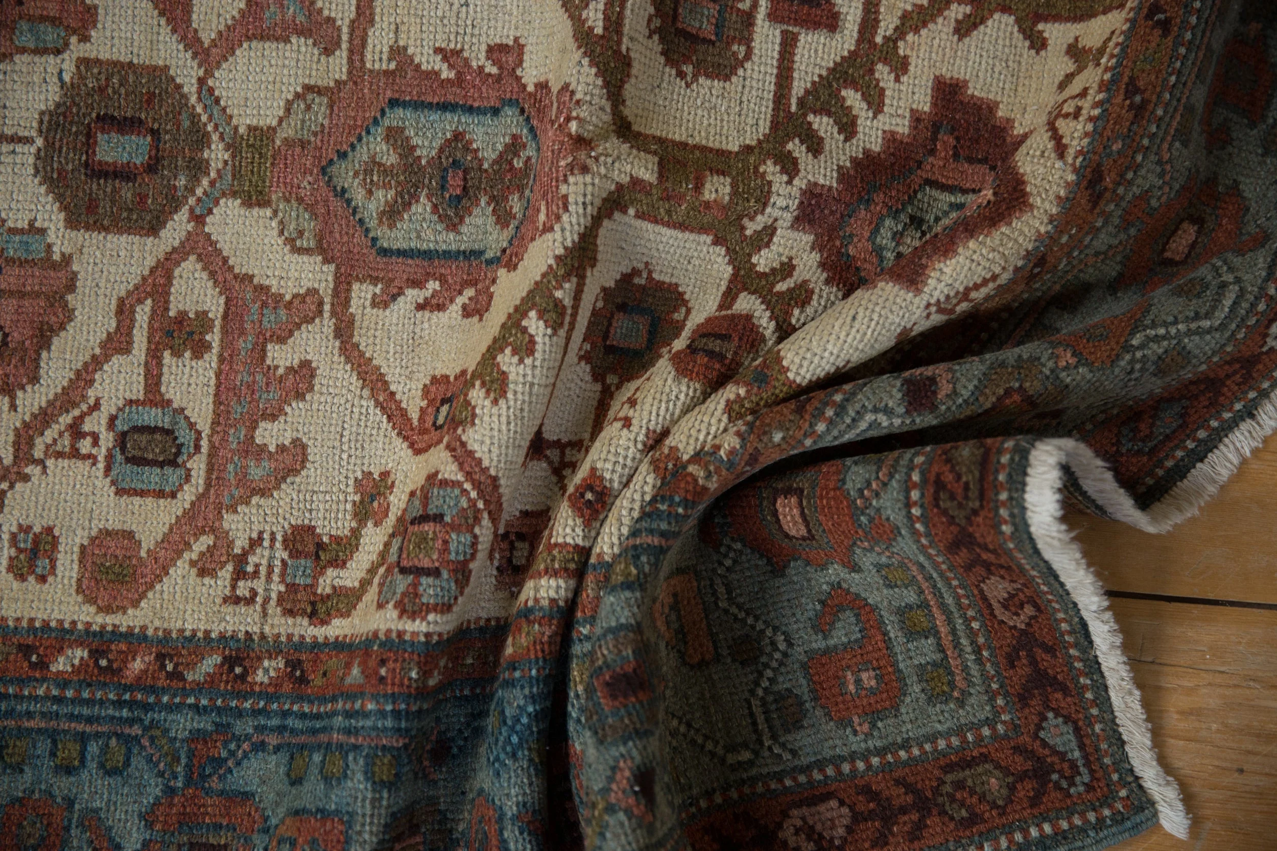3x6 Vintage Distressed Hamadan Rug Runner - Image 7