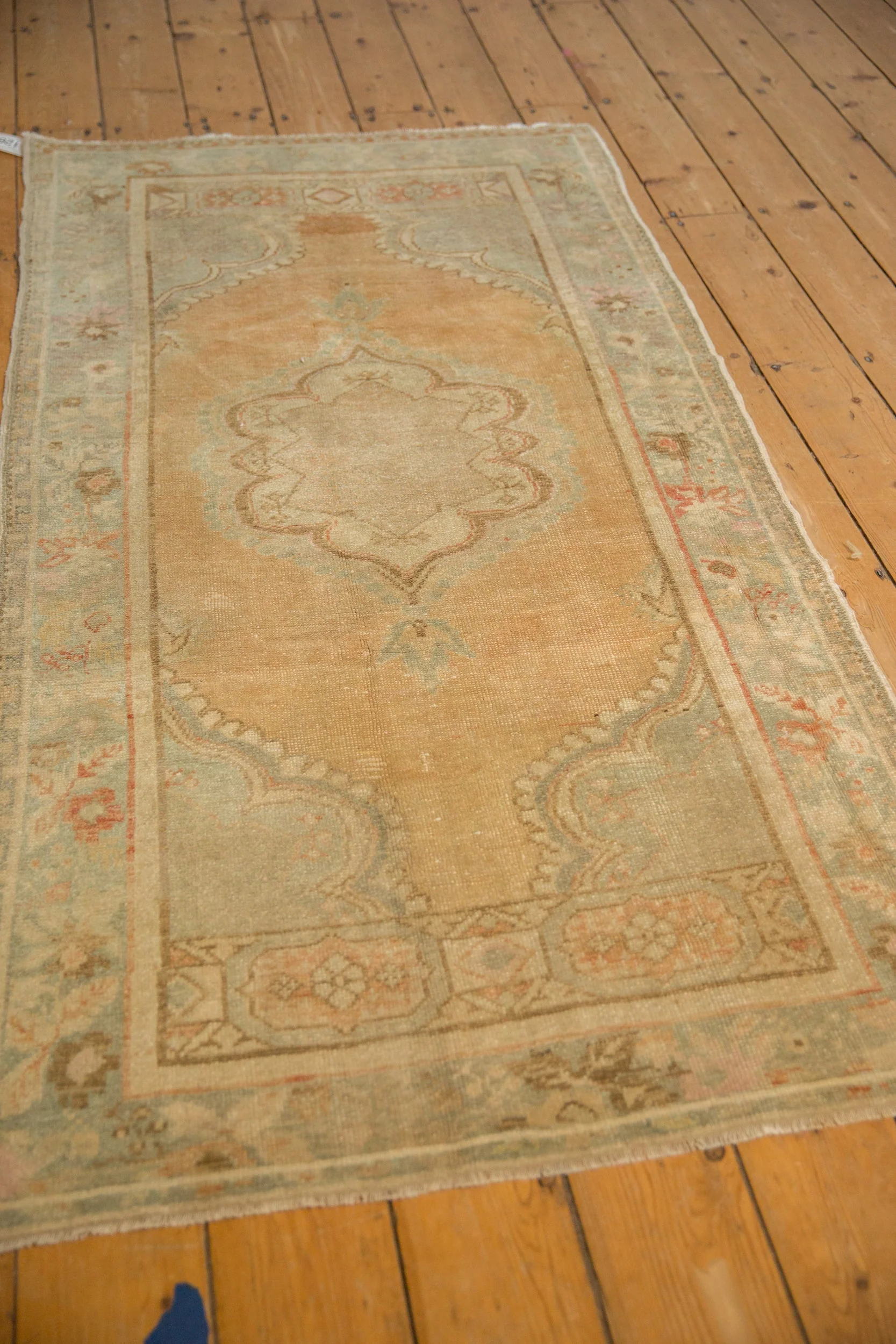 3x6 Vintage Distressed Oushak Rug Runner - Image 4