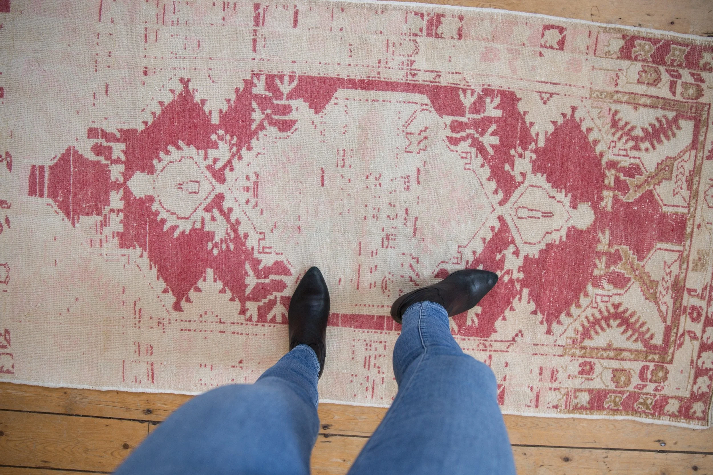 3x6 Vintage Distressed Oushak Rug Runner - Image 2