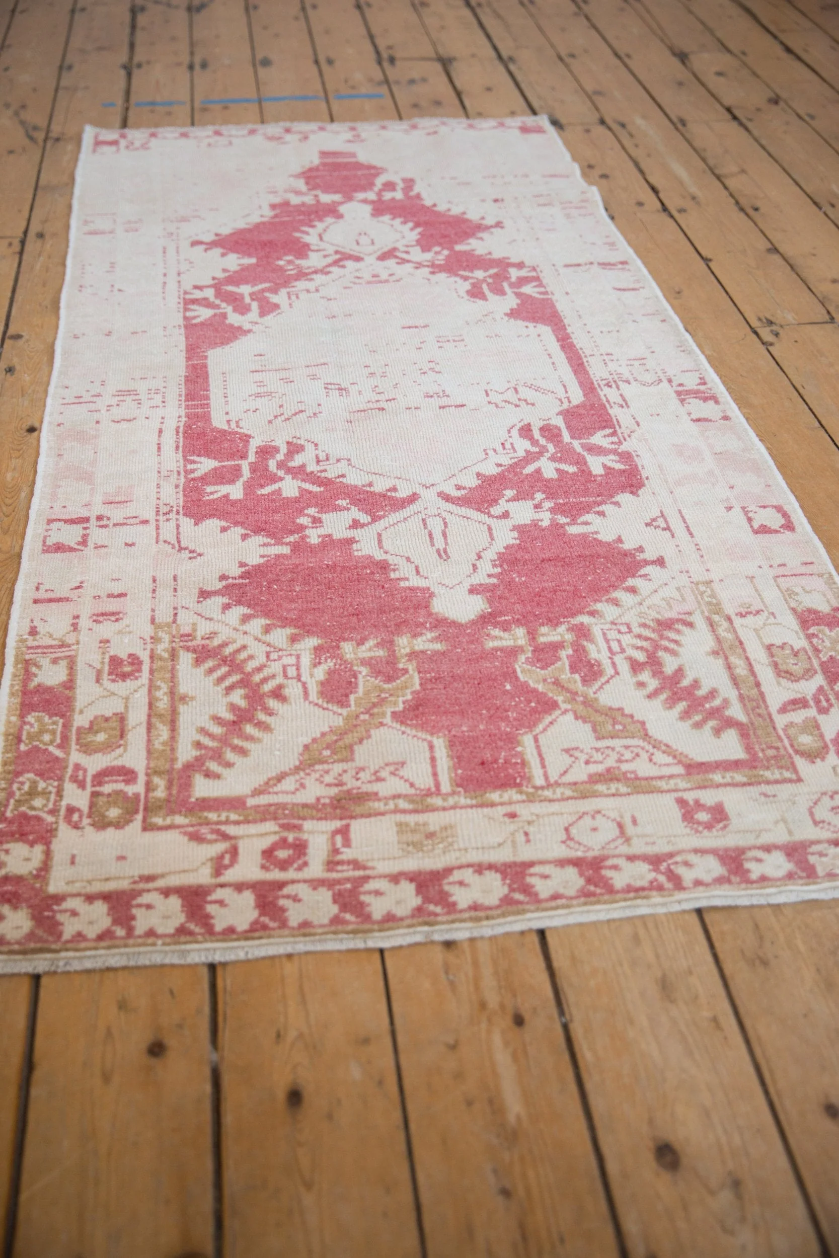 3x6 Vintage Distressed Oushak Rug Runner - Image 3