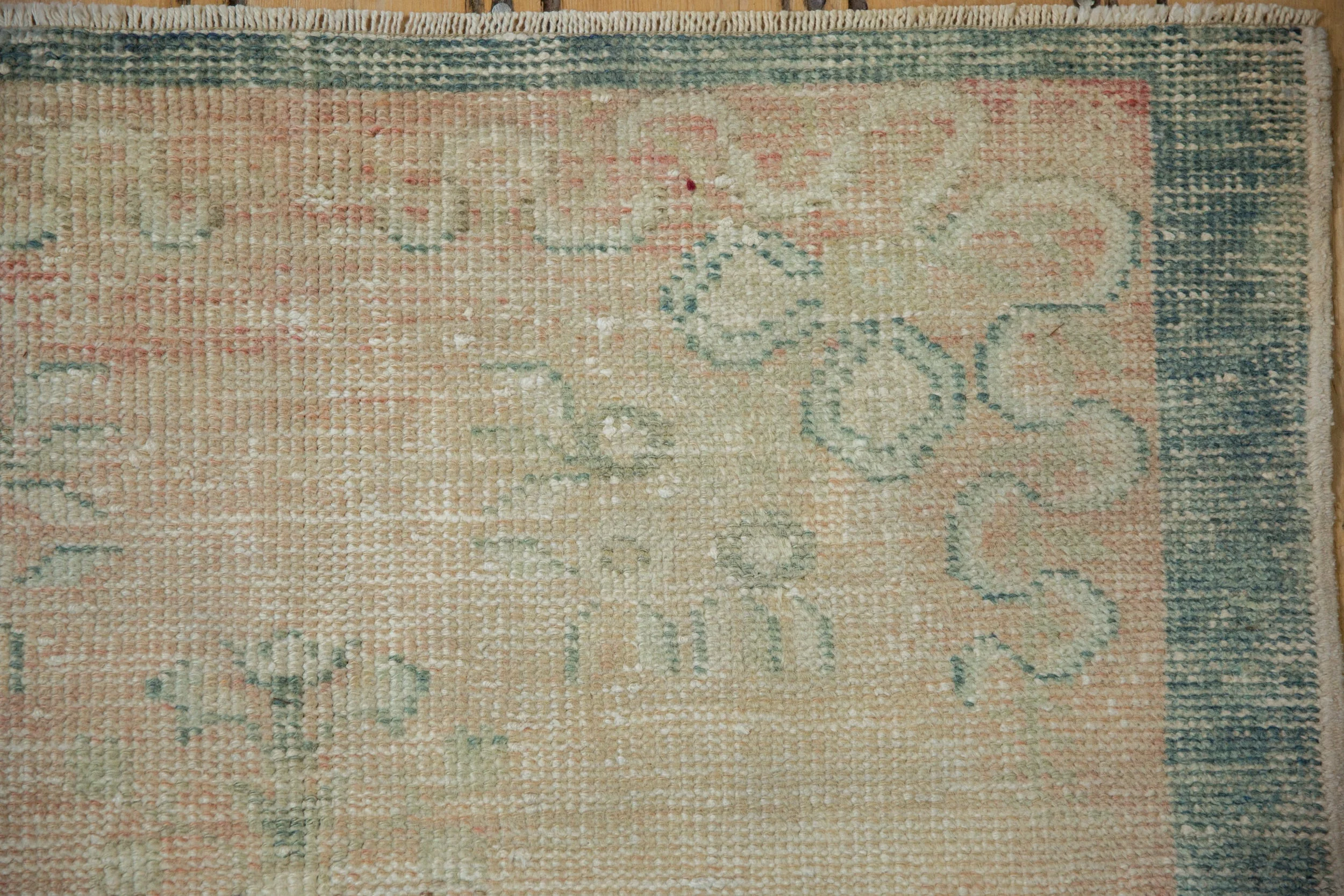3x6 Vintage Distressed Oushak Rug Runner - Image 3