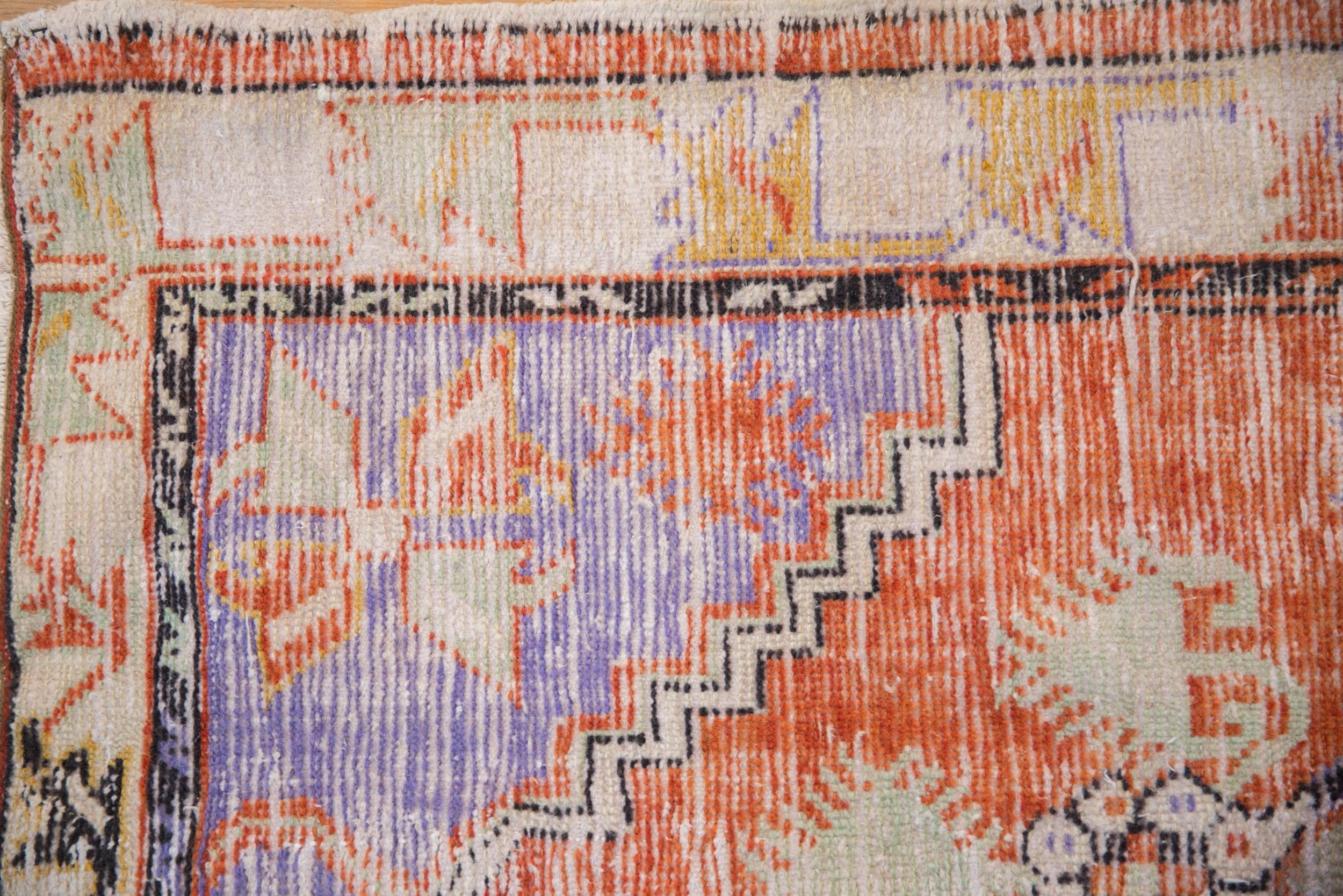 3x6 Vintage Distressed Oushak Rug Runner - Image 10