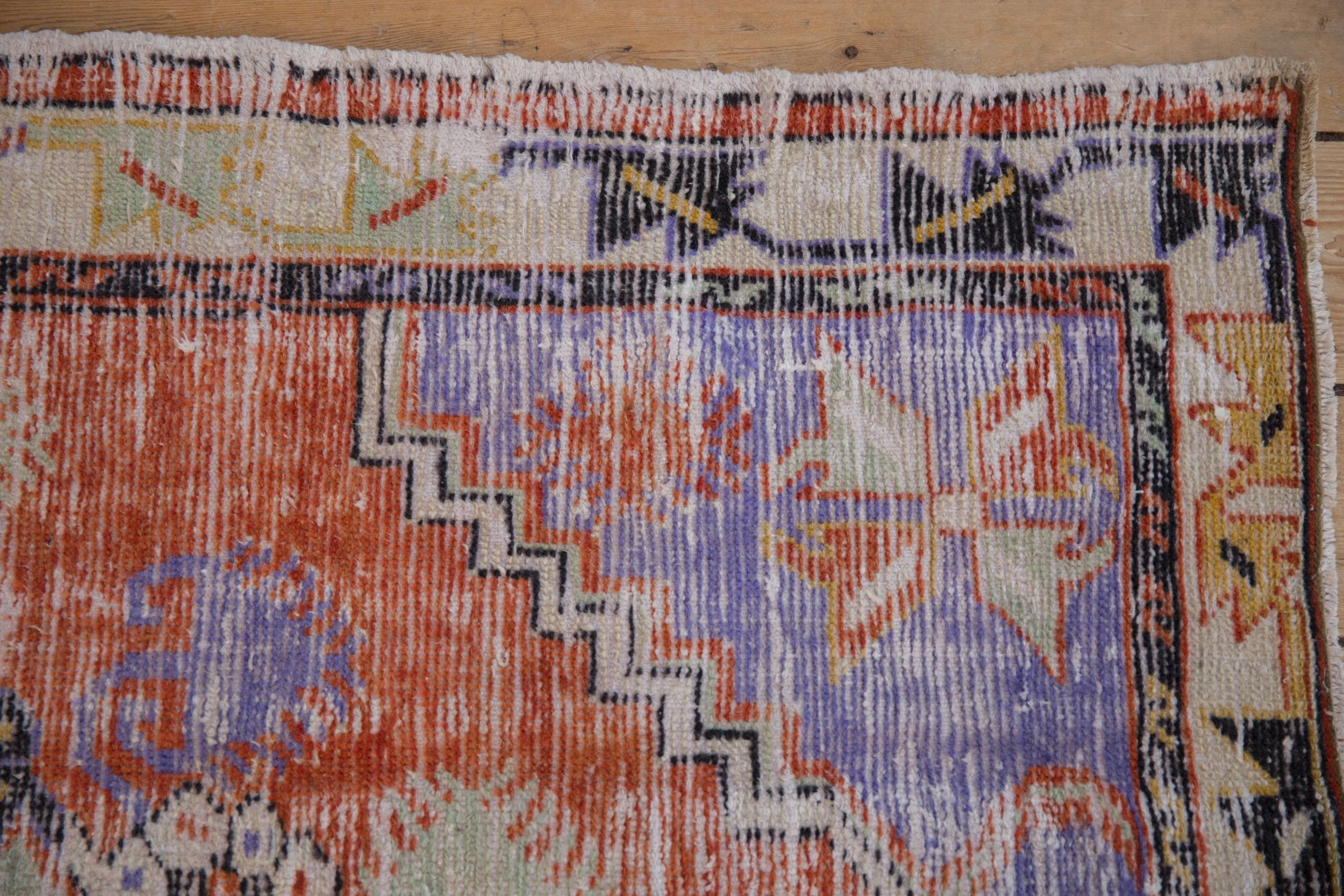 3x6 Vintage Distressed Oushak Rug Runner - Image 4