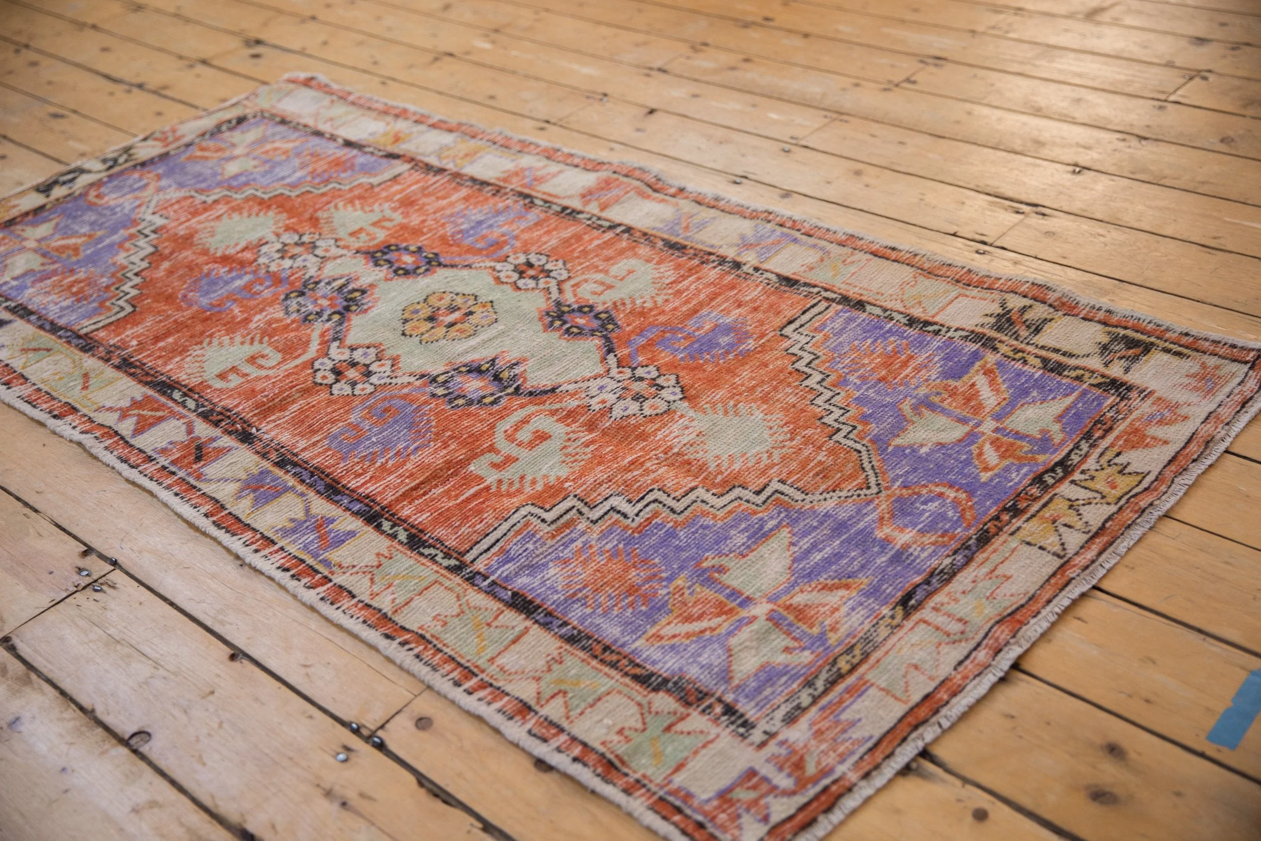 3x6 Vintage Distressed Oushak Rug Runner - Image 5