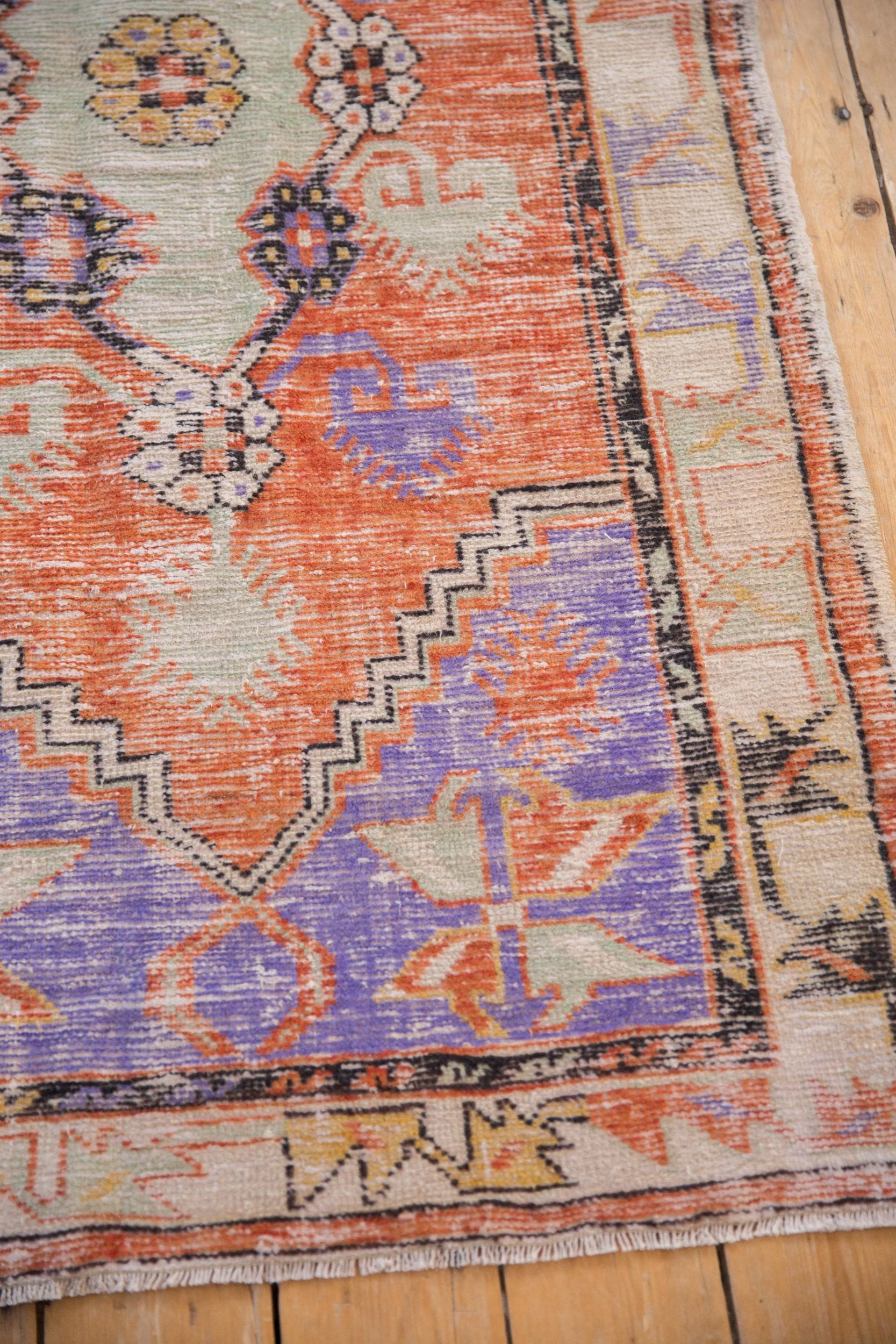 3x6 Vintage Distressed Oushak Rug Runner - Image 7