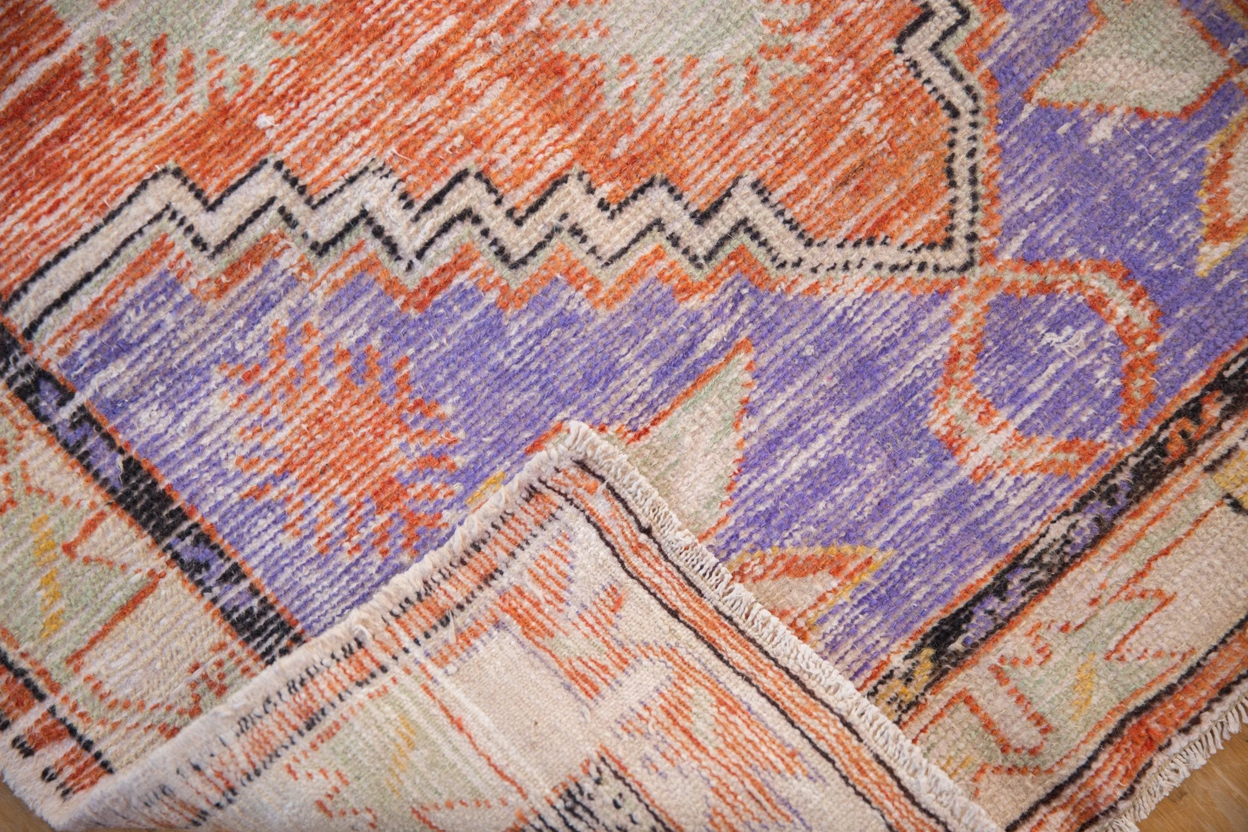 3x6 Vintage Distressed Oushak Rug Runner - Image 9
