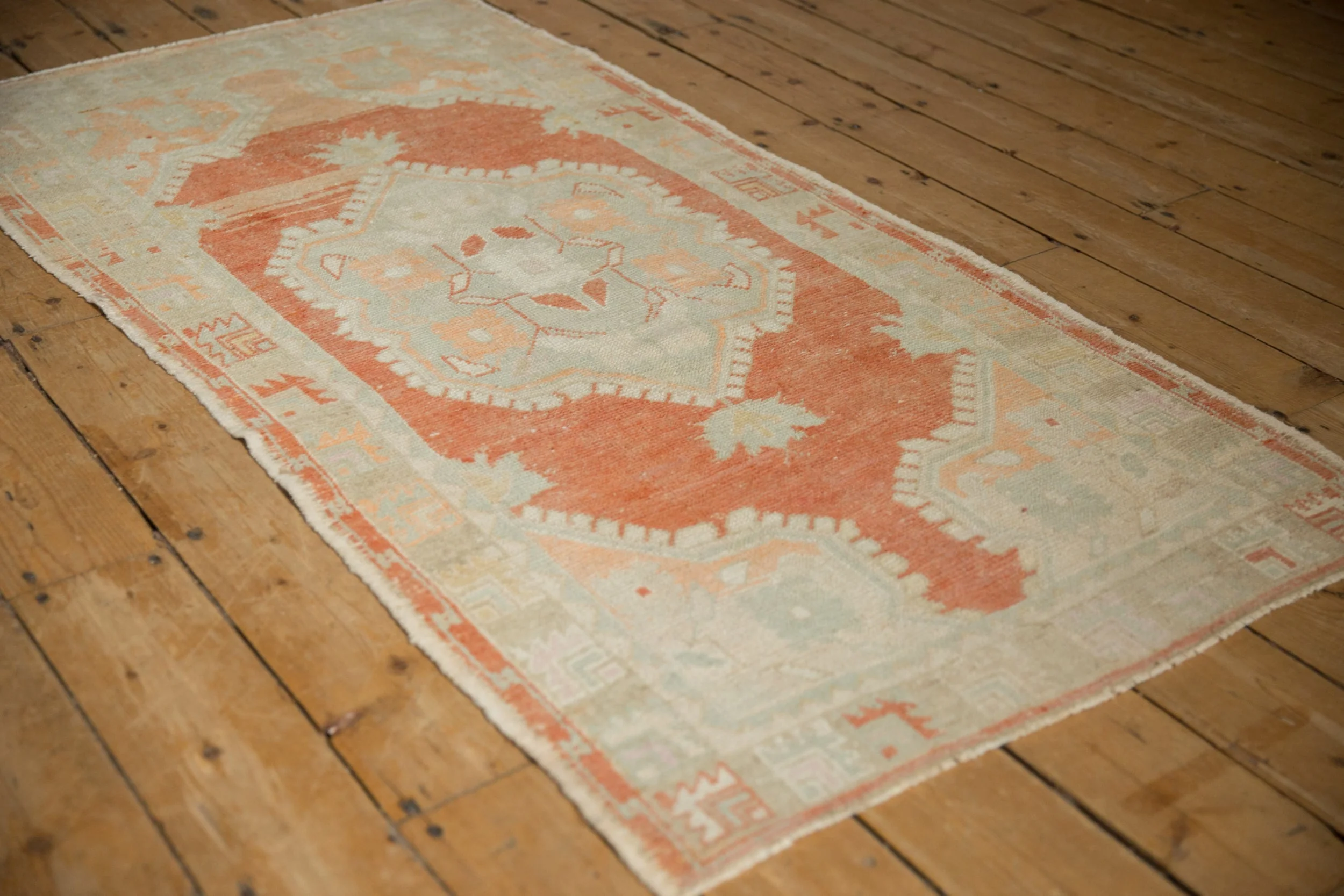 RESERVED 3x6 Vintage Distressed Oushak Rug Runner - Image 4